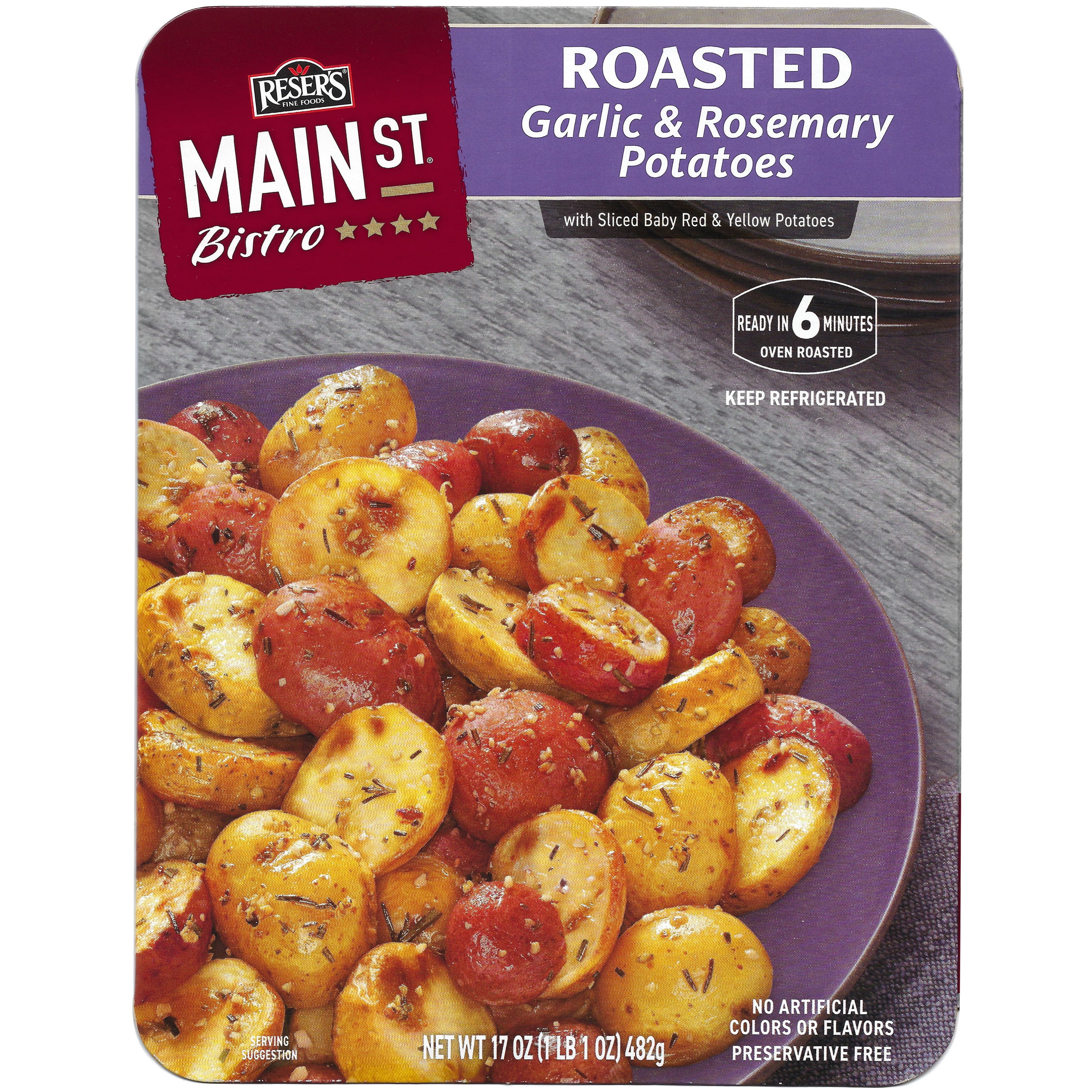 Reser's Main St Bistro Roasted Garlic & Rosemary Potatoes, 17 oz Tray (Refrigerated)