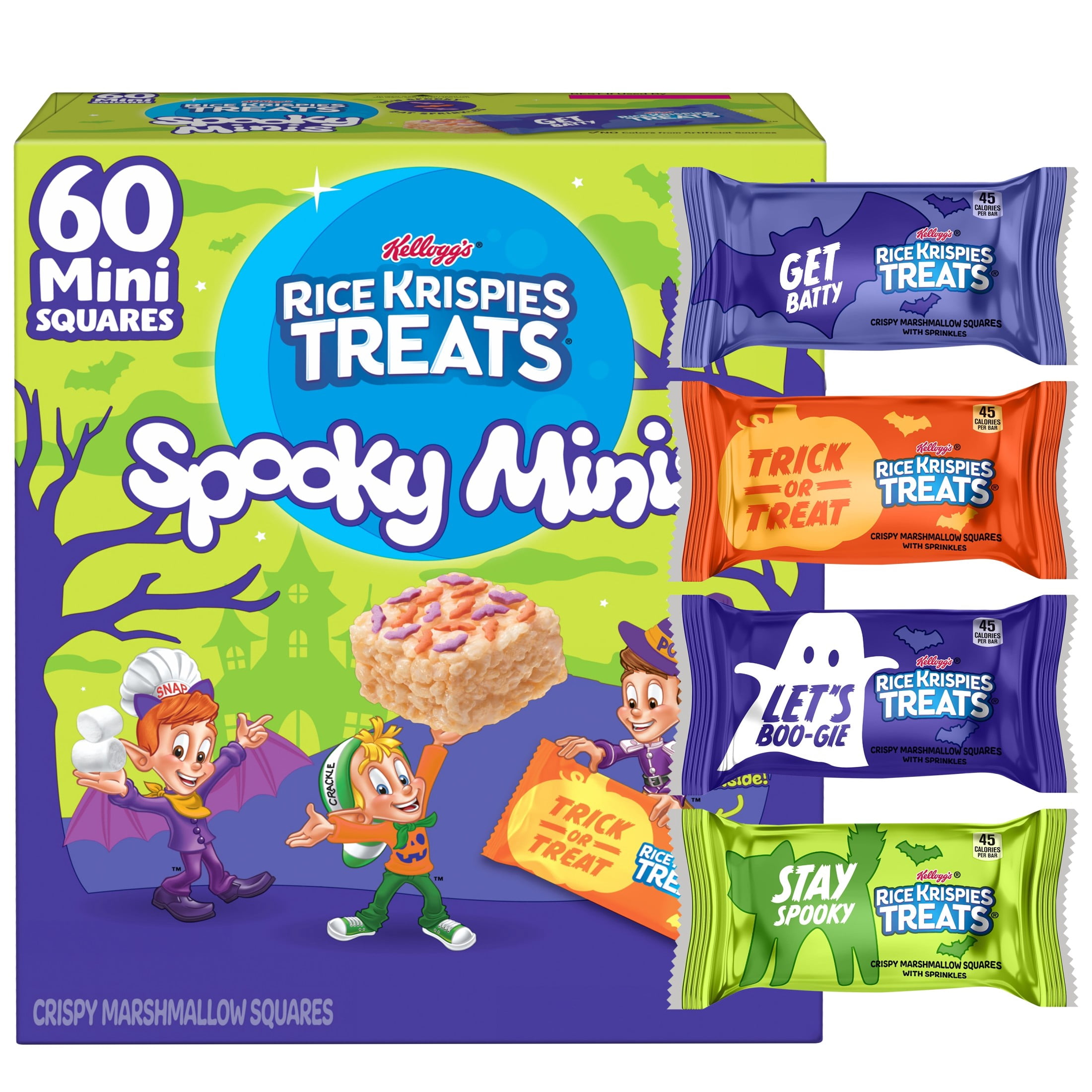 Rice Krispies Treats Spooky Mini Squares, 60 ct
