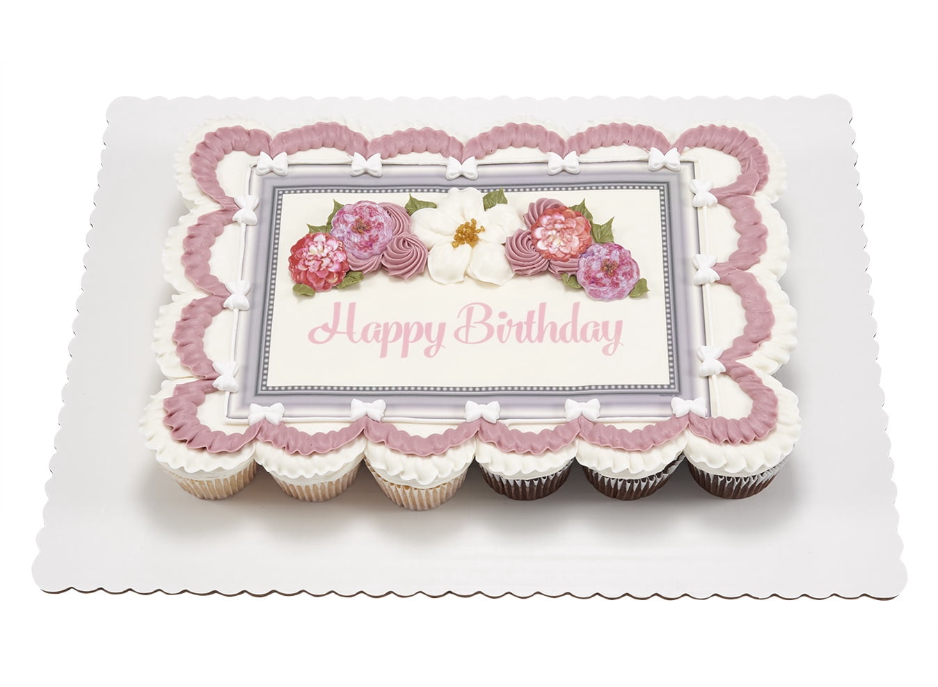 Ruffles & Roses Cupcake Cake
