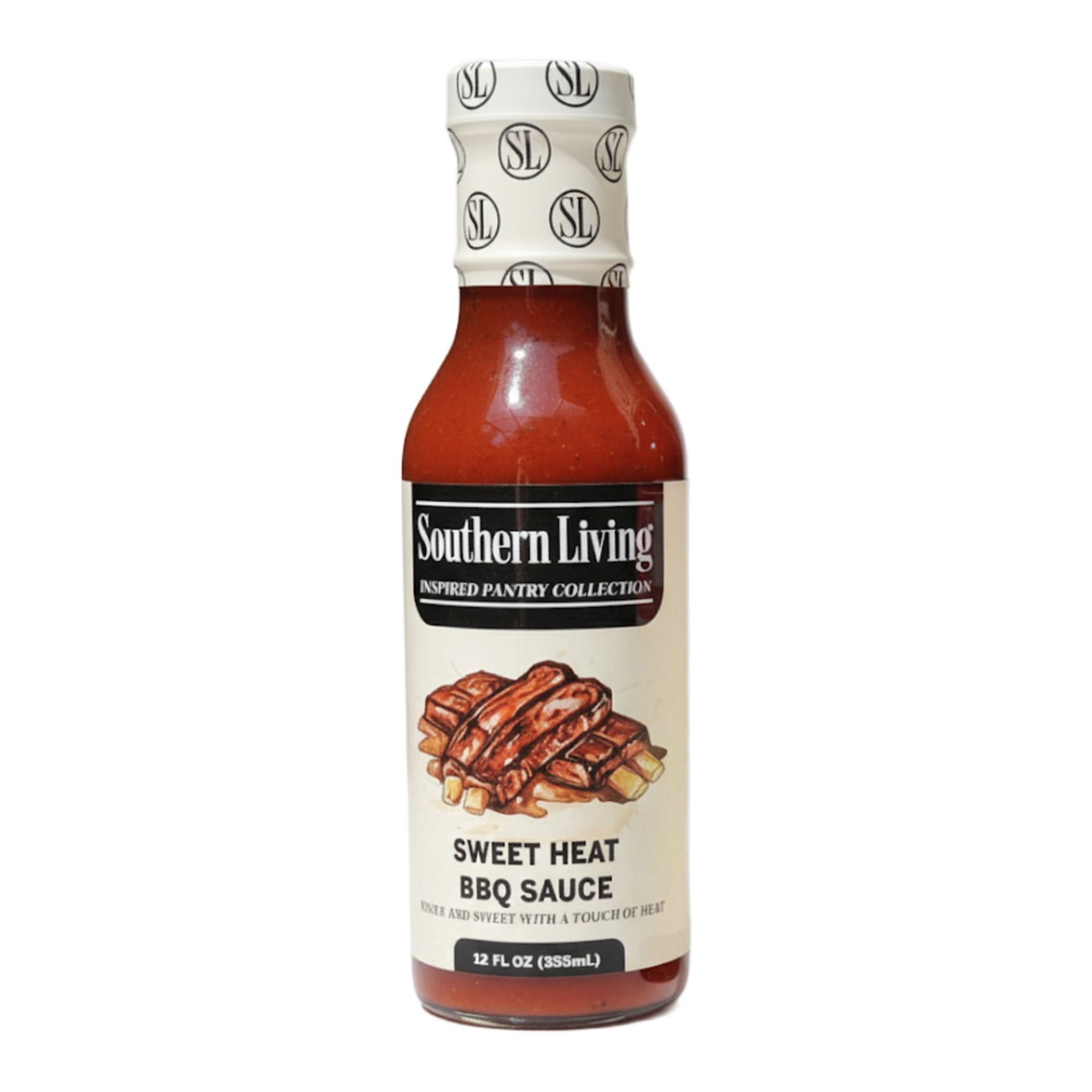 Southern Living Sweet Heat BBQ Sauce, 12 fl oz Tangy-Sweet Barbecue Sauce with a Touch of Heat for Grilling and Dipping