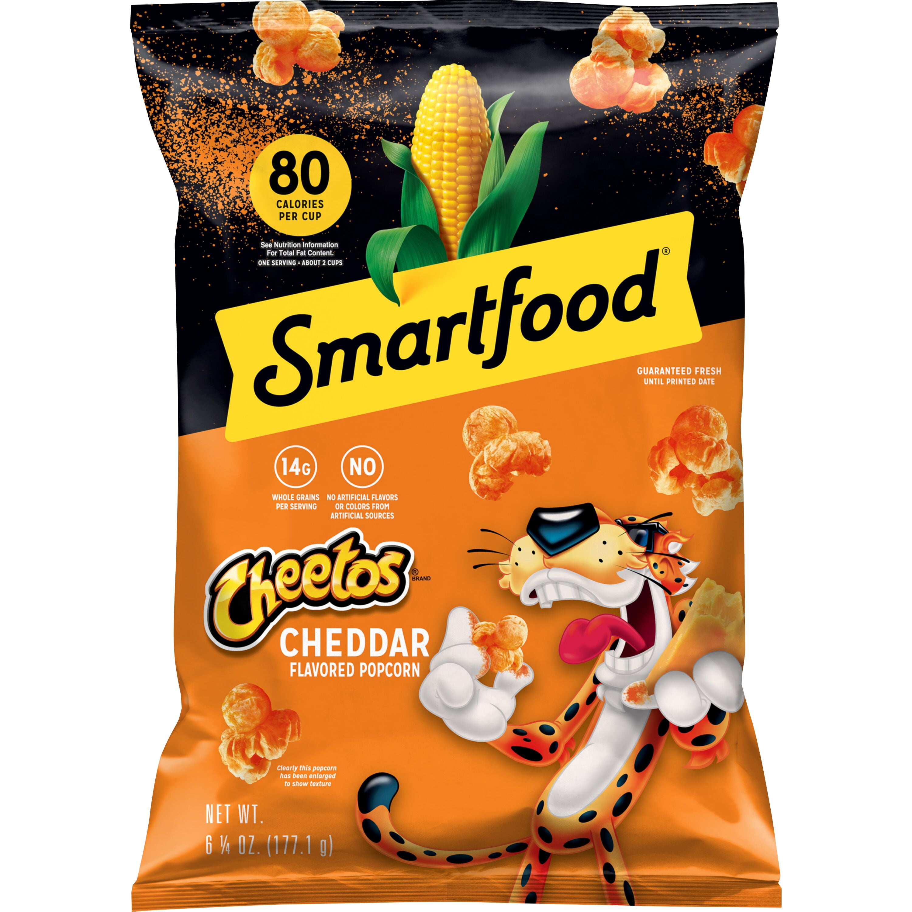 Smartfood No Artificial Colors or Flavors Cheetos Cheddar Popcorn Bag, 6.25 oz