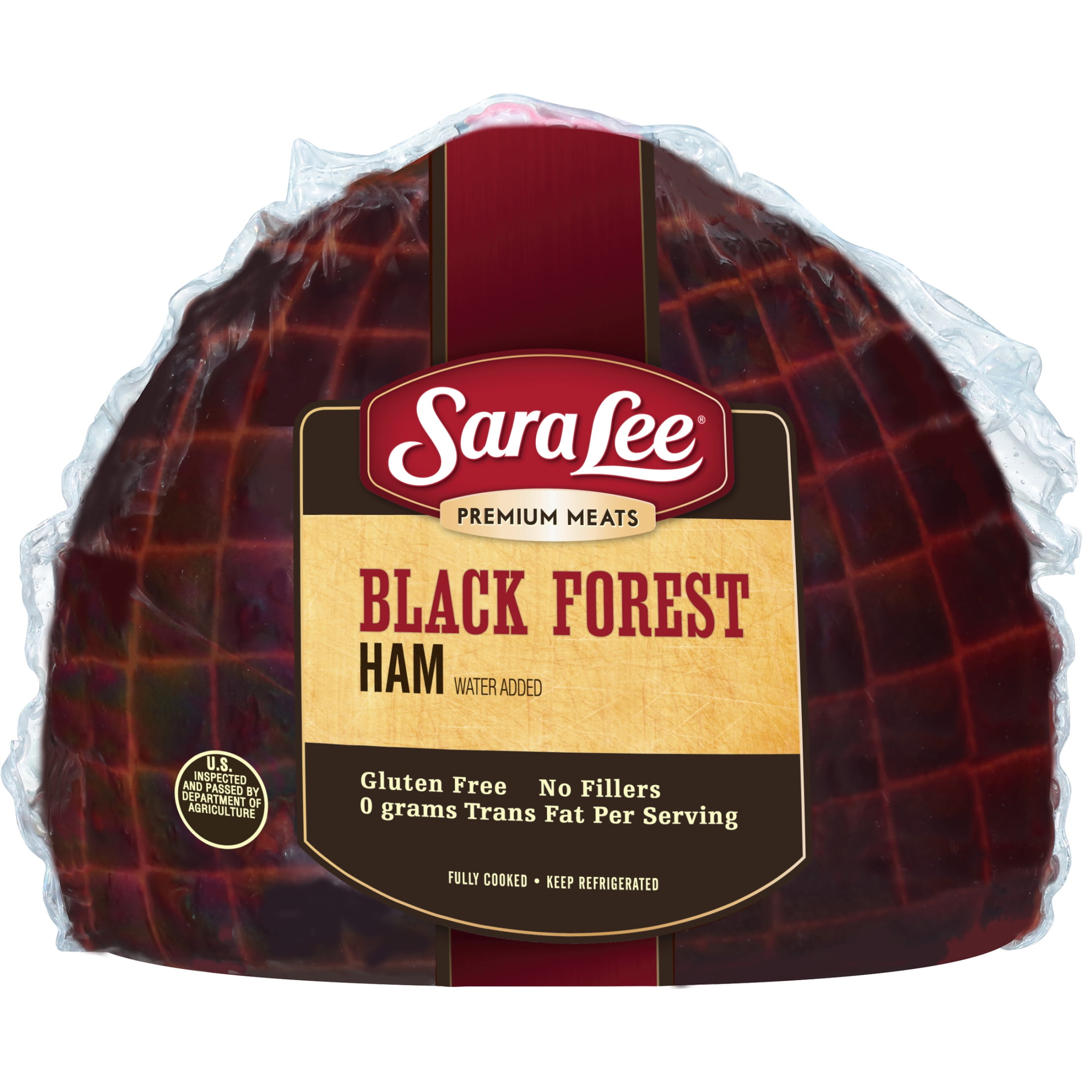 Sara Lee Sliced Fresh Lunch & Deli Meats, Premium Meats Gluten Free Black Forest Ham, Resealable Pouch