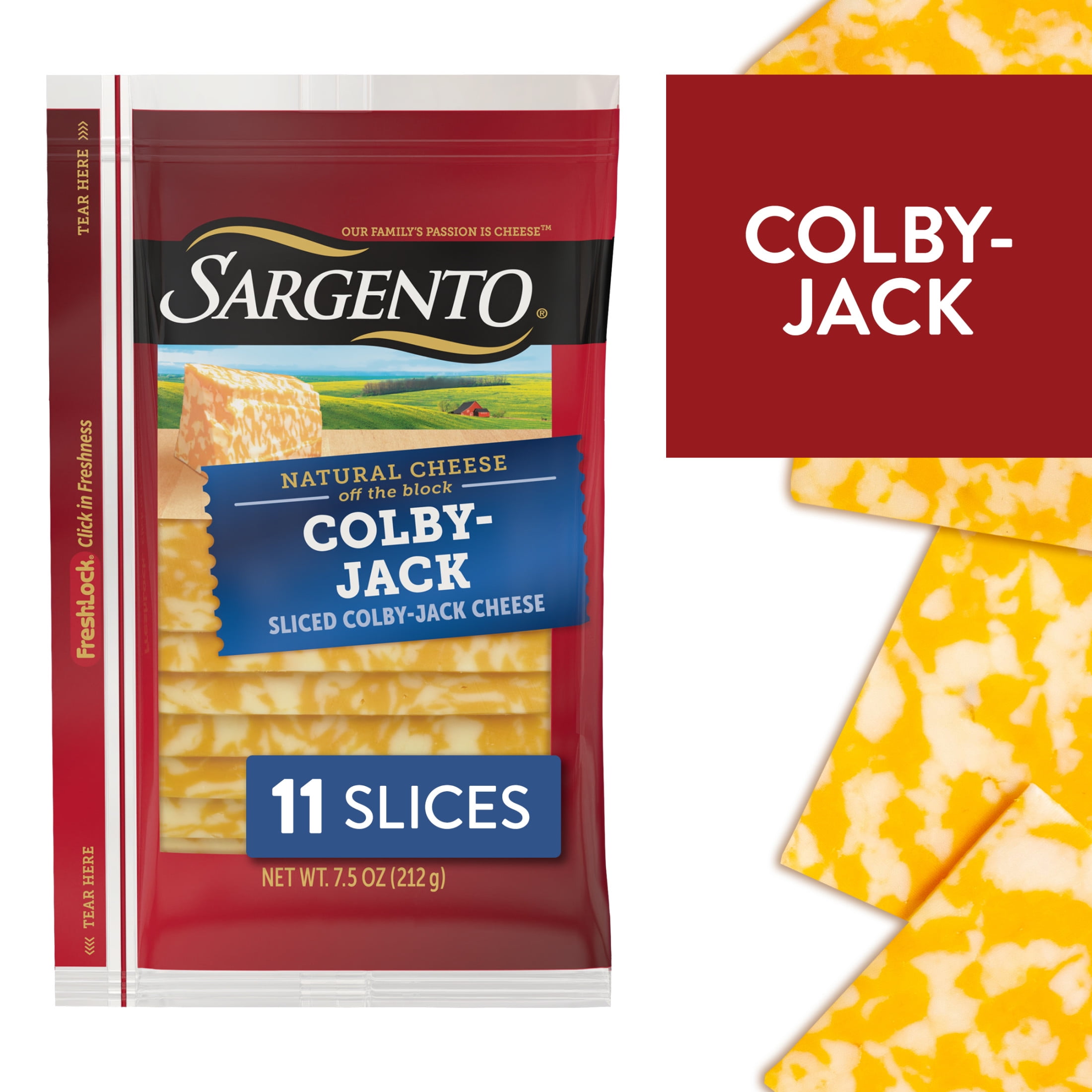 Sargento Colby-Jack Sliced Cheese, 11 slices