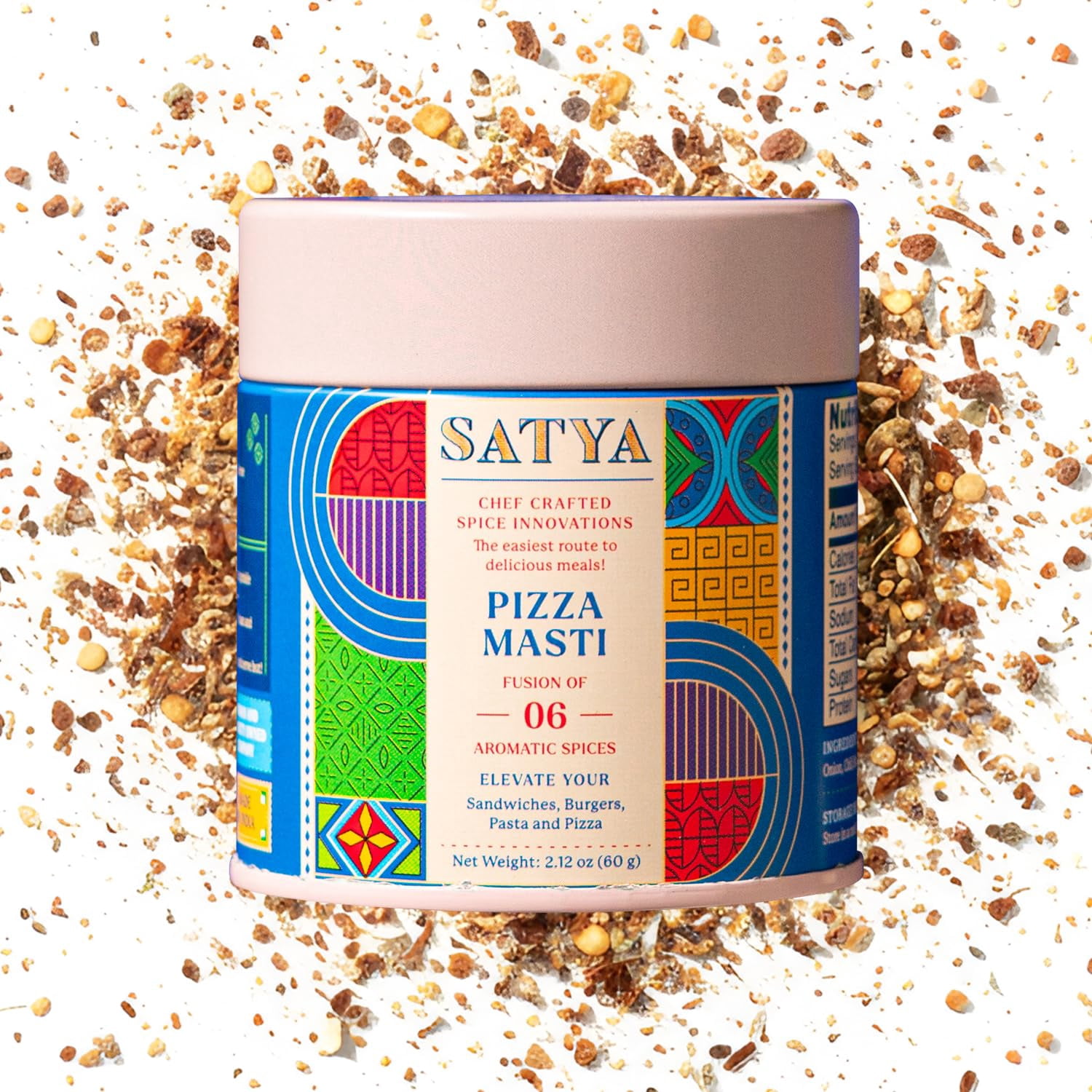 Satya Blends Italian Pizza Masti Seasoning Herbal Mix 2.12 oz