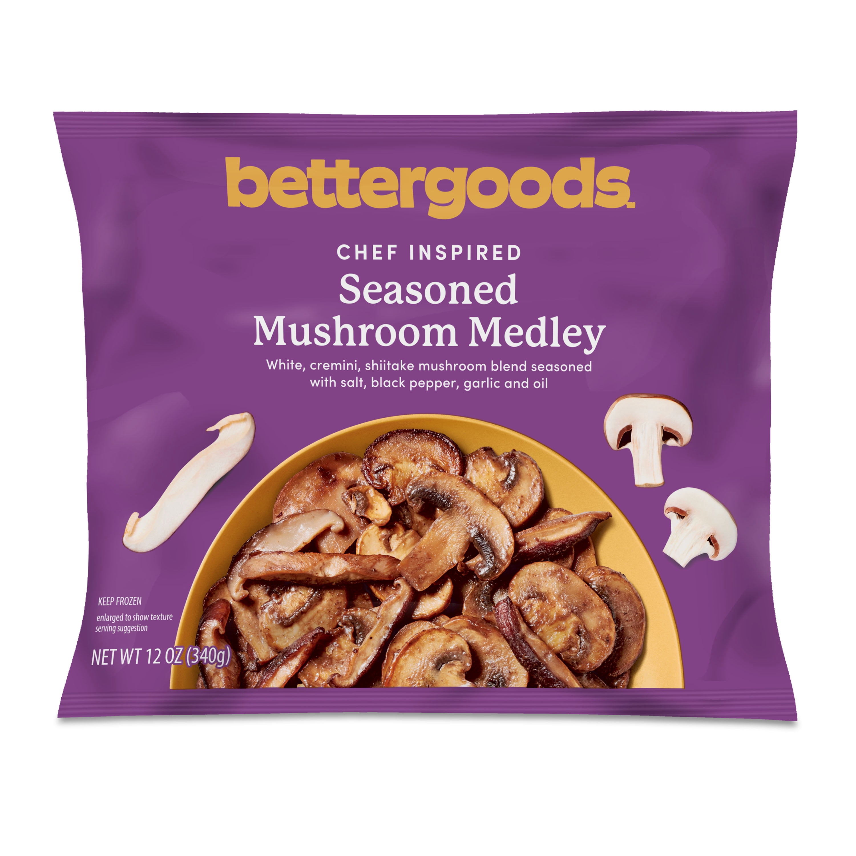bettergoods Seasoned Mushroom Medley, 12 oz (Frozen)