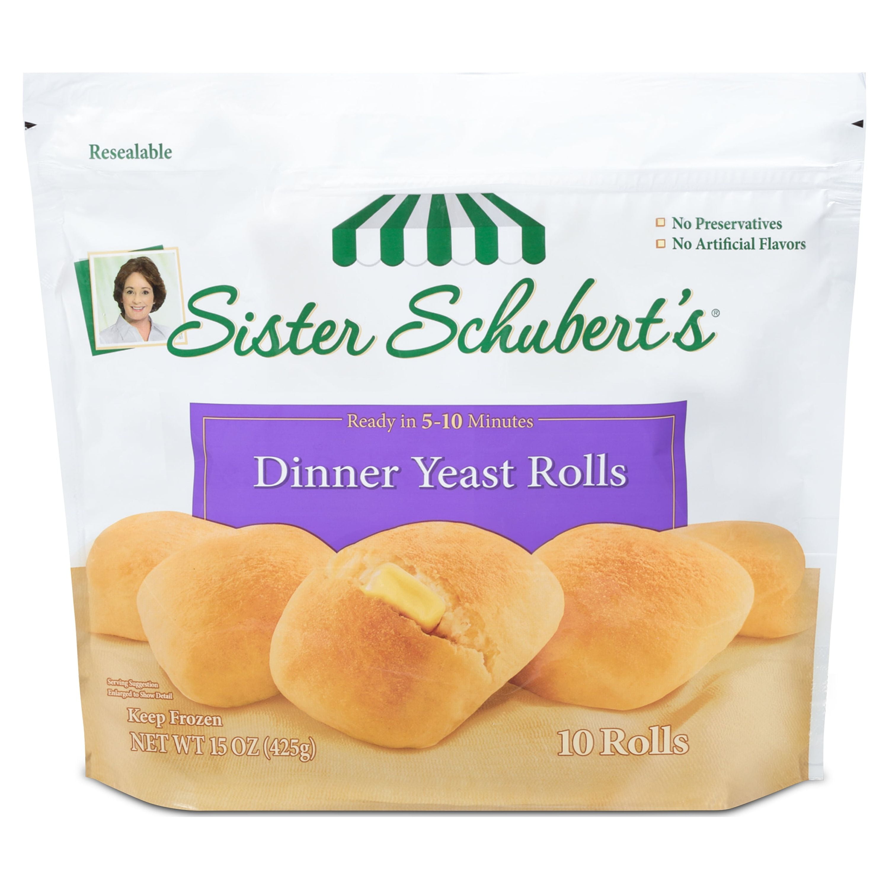 Sister Schubert's Dinner Yeast Rolls 10 Count, 15 oz
