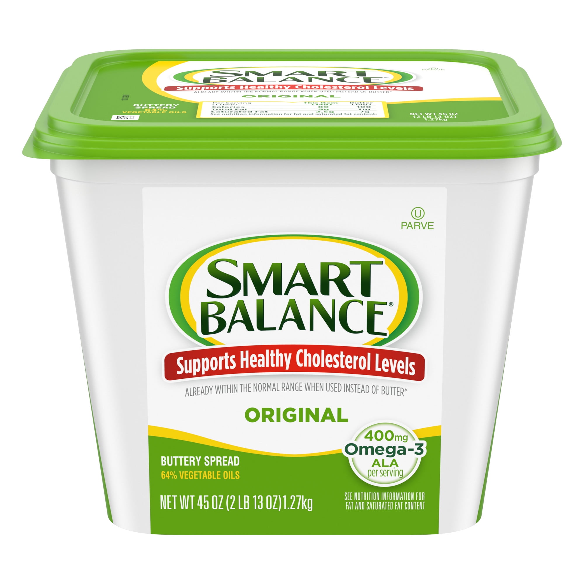 Smart Balance Original Buttery Spread, 45 oz Tub