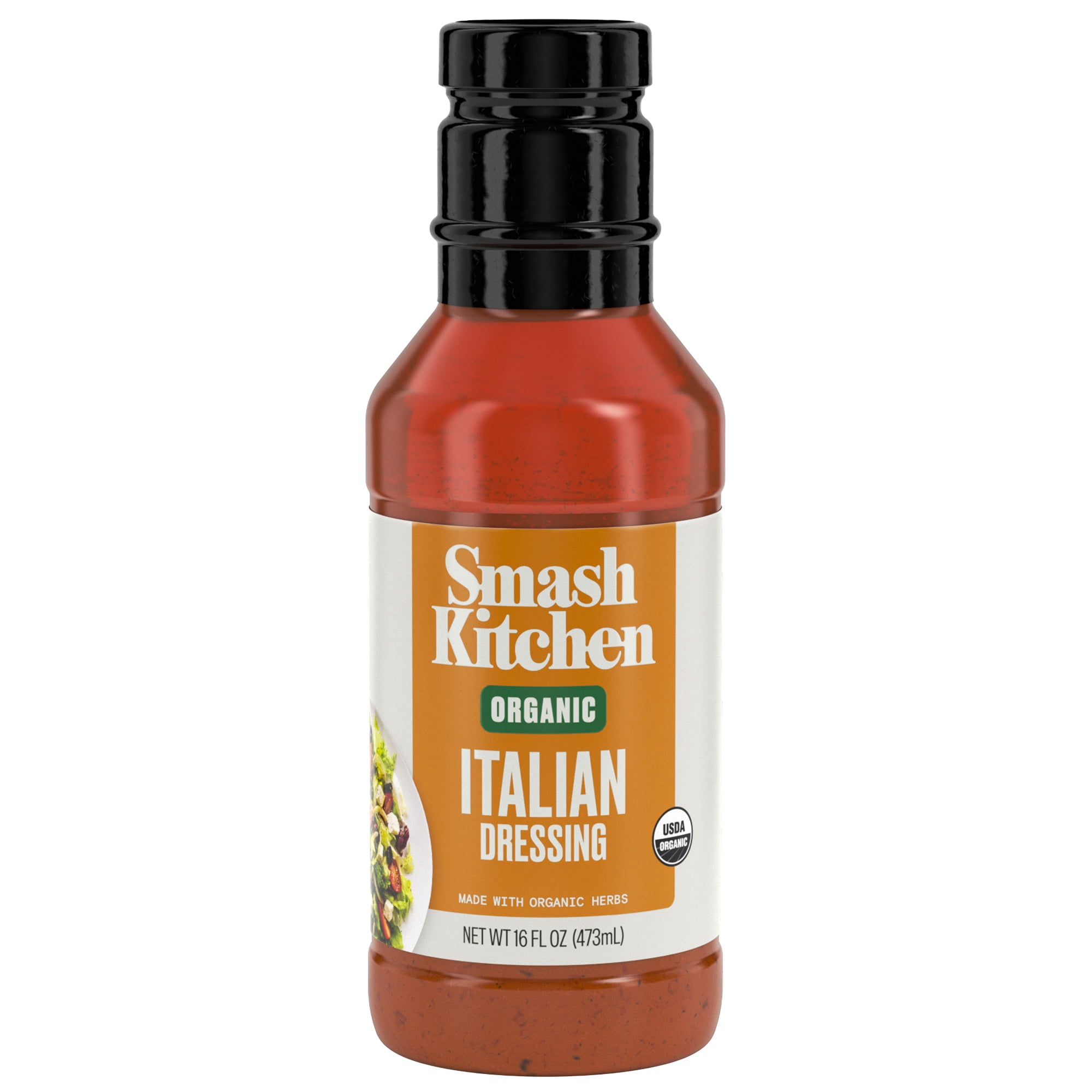 Smash Kitchen Organic Italian Salad Dressing, 16 fl oz