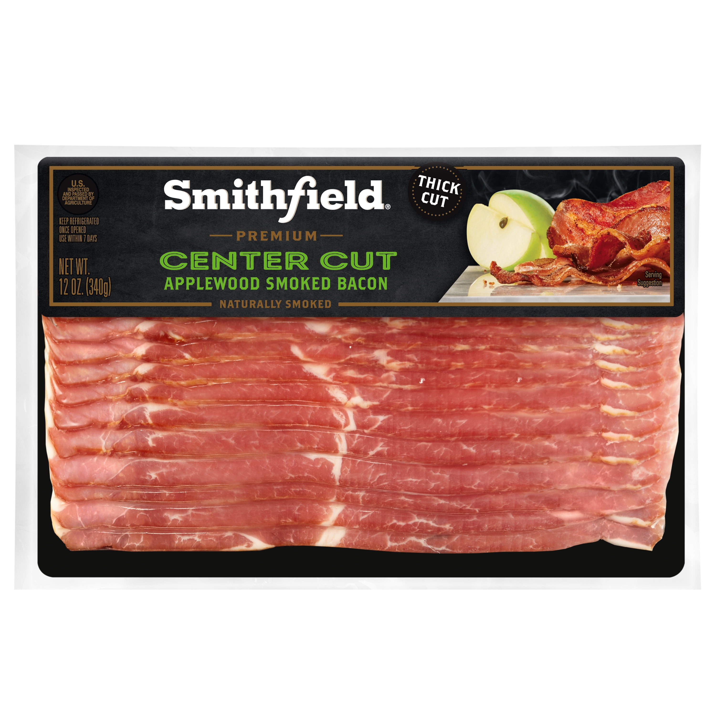 Smithfield Center Cut Applewood Bacon, 12 oz