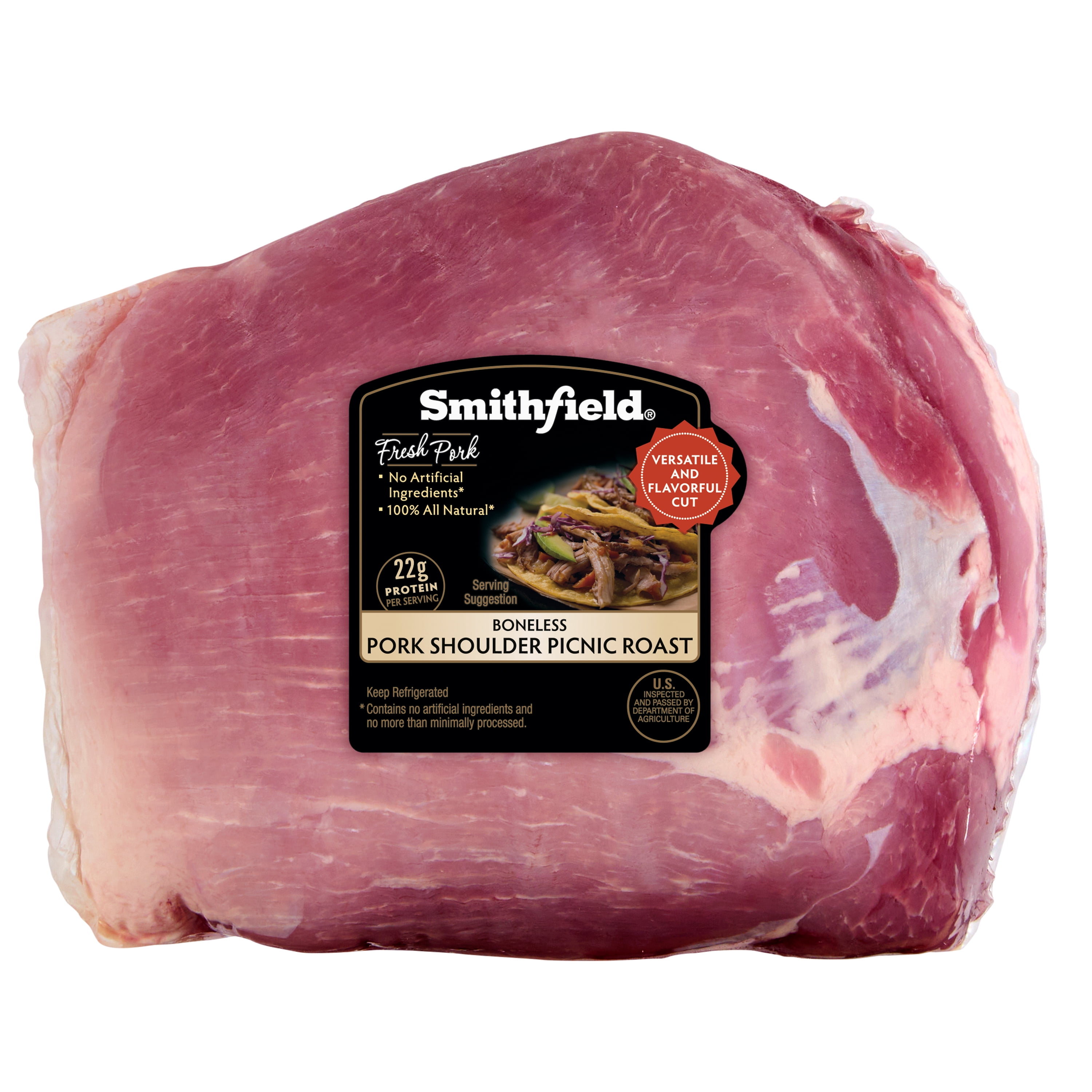 Smithfield Fresh Pork Shoulder Picnic Roast Boneless, 1.5-4.1 lb