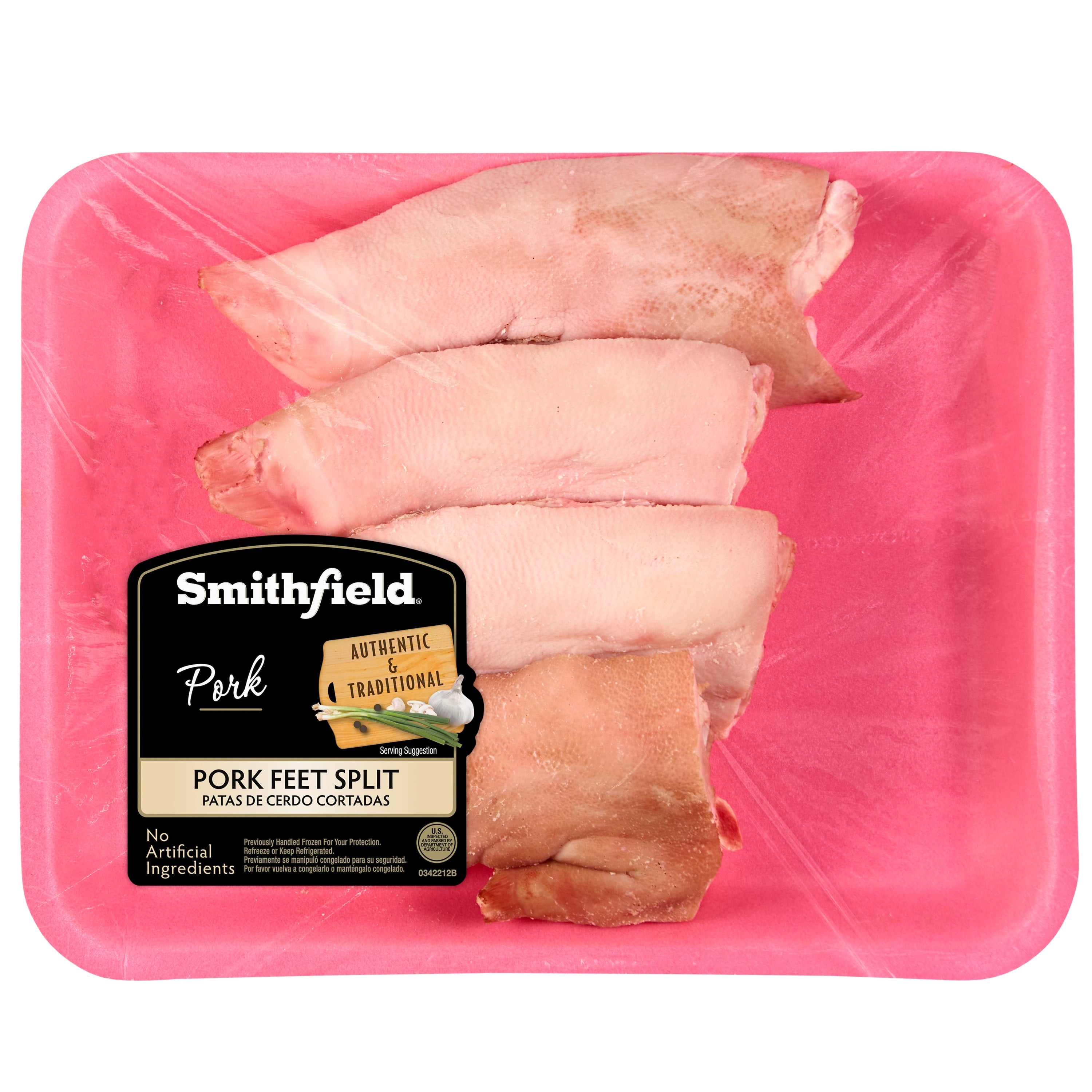Smithfield Fresh Split Pork Feet, 1.5-2.5 lb, Protein-Packed
