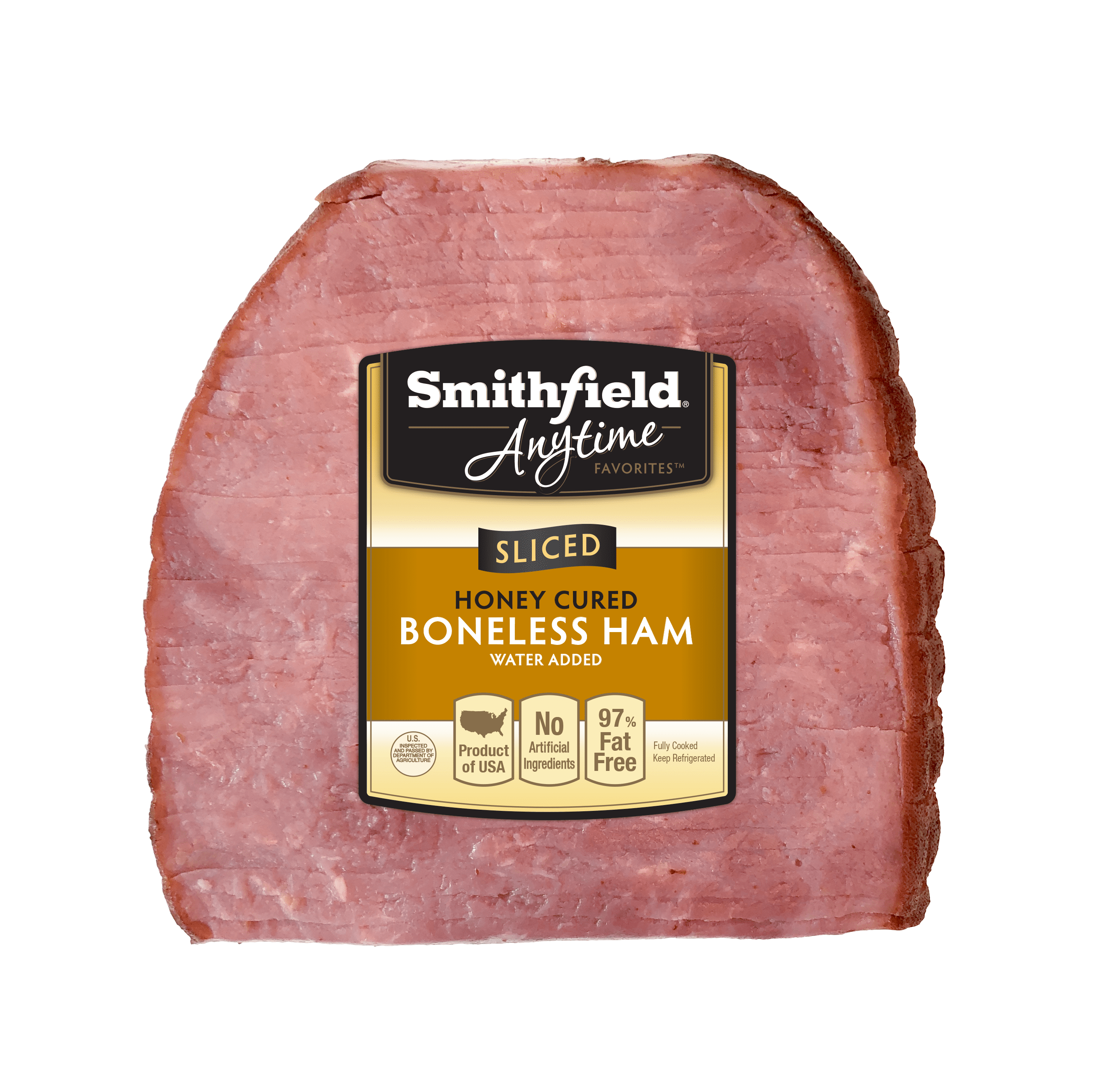 Smithfield, Pork, Cooked, Sliced, Boneless, Ham, Cured, 1.5-3lbs