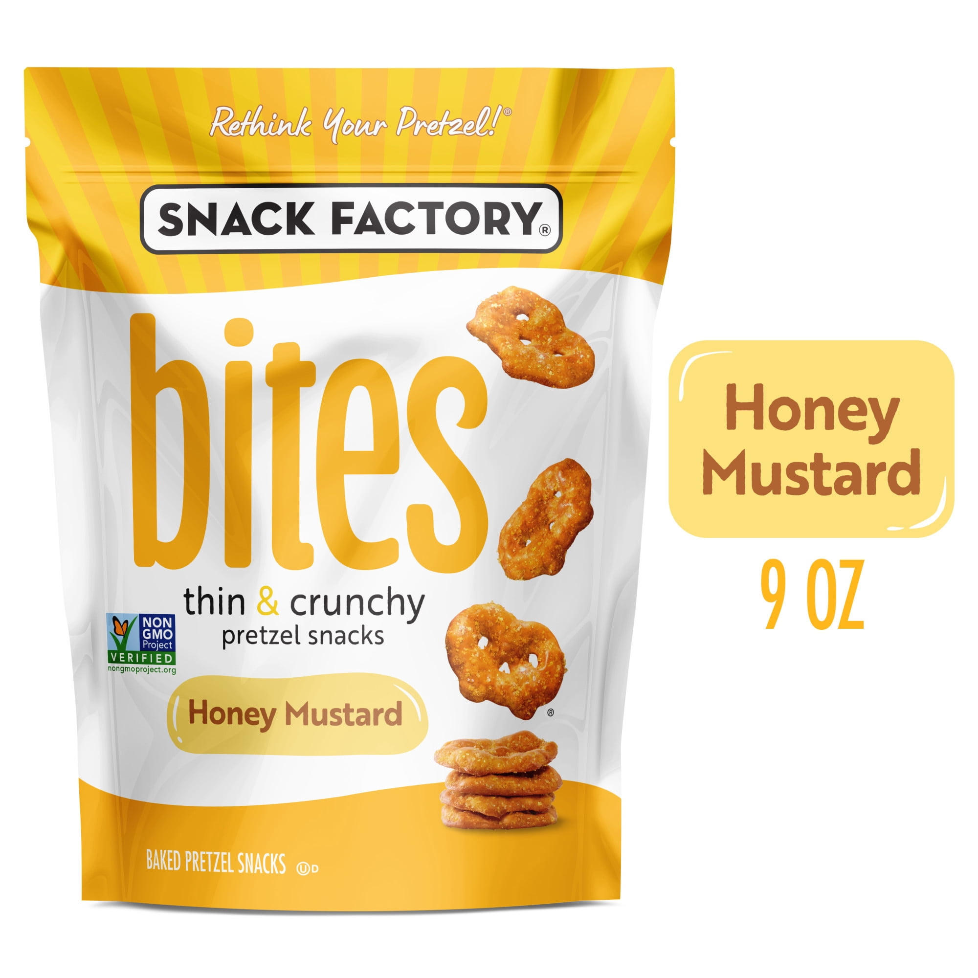 Snack Factory Honey Mustard Bites, 9 oz Bag
