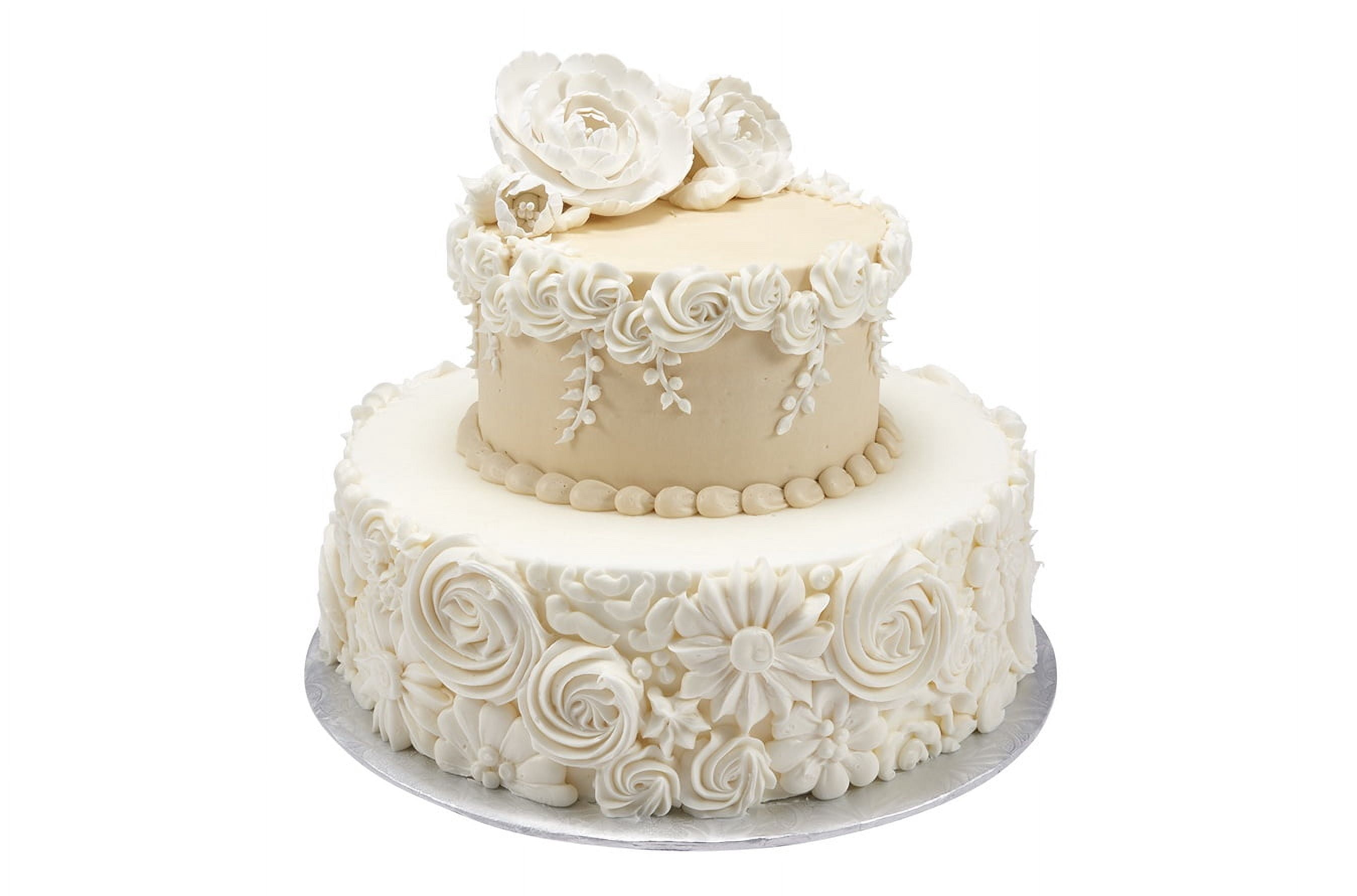 Soft Floral 2 Tier Cake