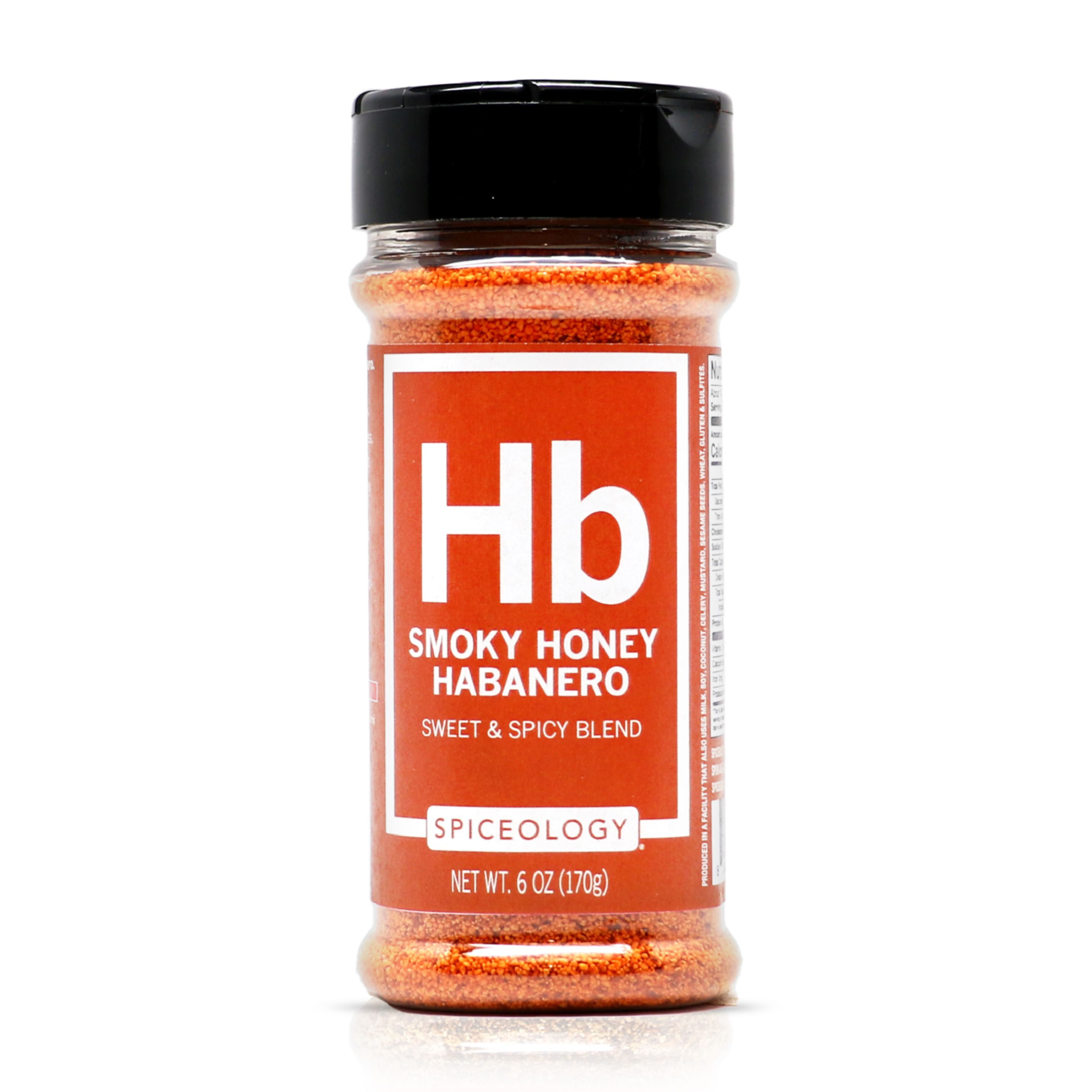 Spiceology Smoky Honey Habanero BBQ Seasoning Blend, 6 oz Bottle