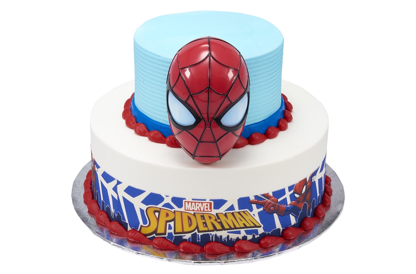 Spiderman 2 Tier Cake
