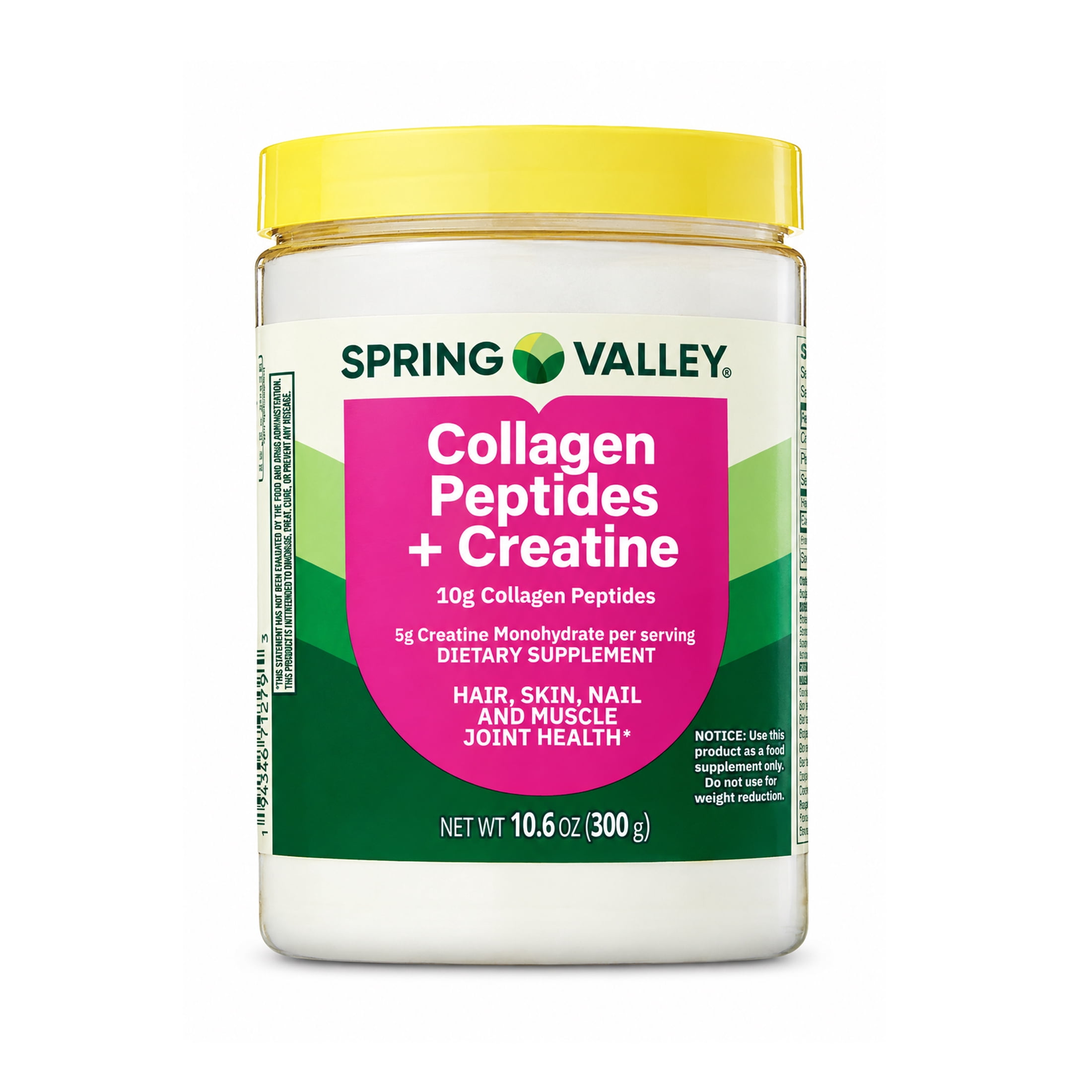 Spring Valley Collagen and Creatine Supplement for Skin and Joint Health