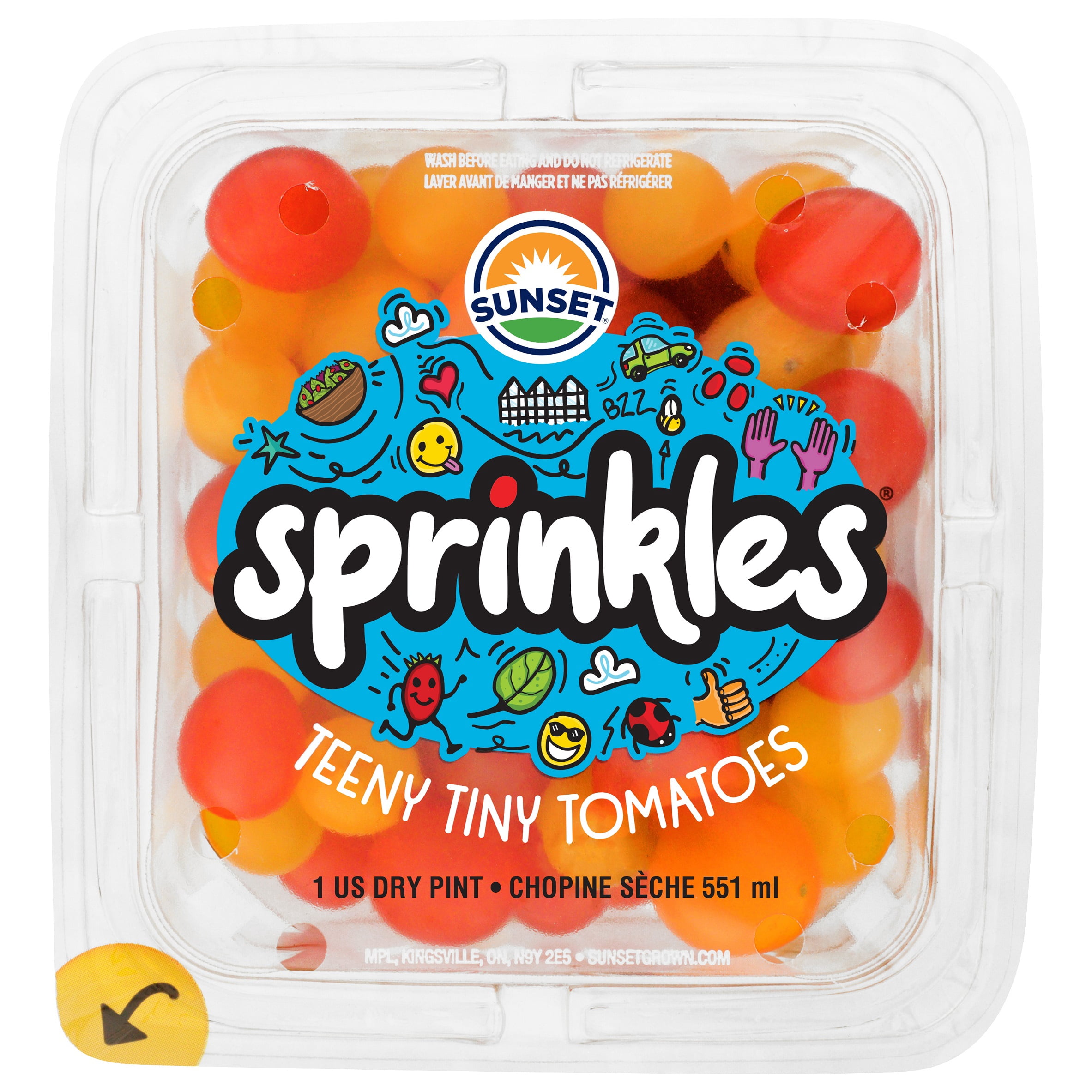 Sunset Sprinkles Whole Micro Tomatoes, 1 pint, Fresh
