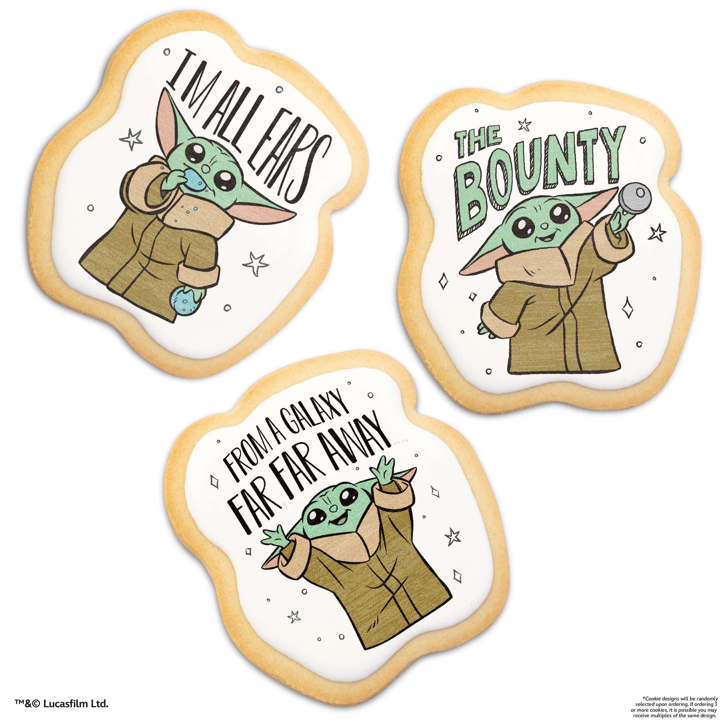 STAR WARS The Mandalorian Individually Wrapped Sugar Cookie, 2 oz.