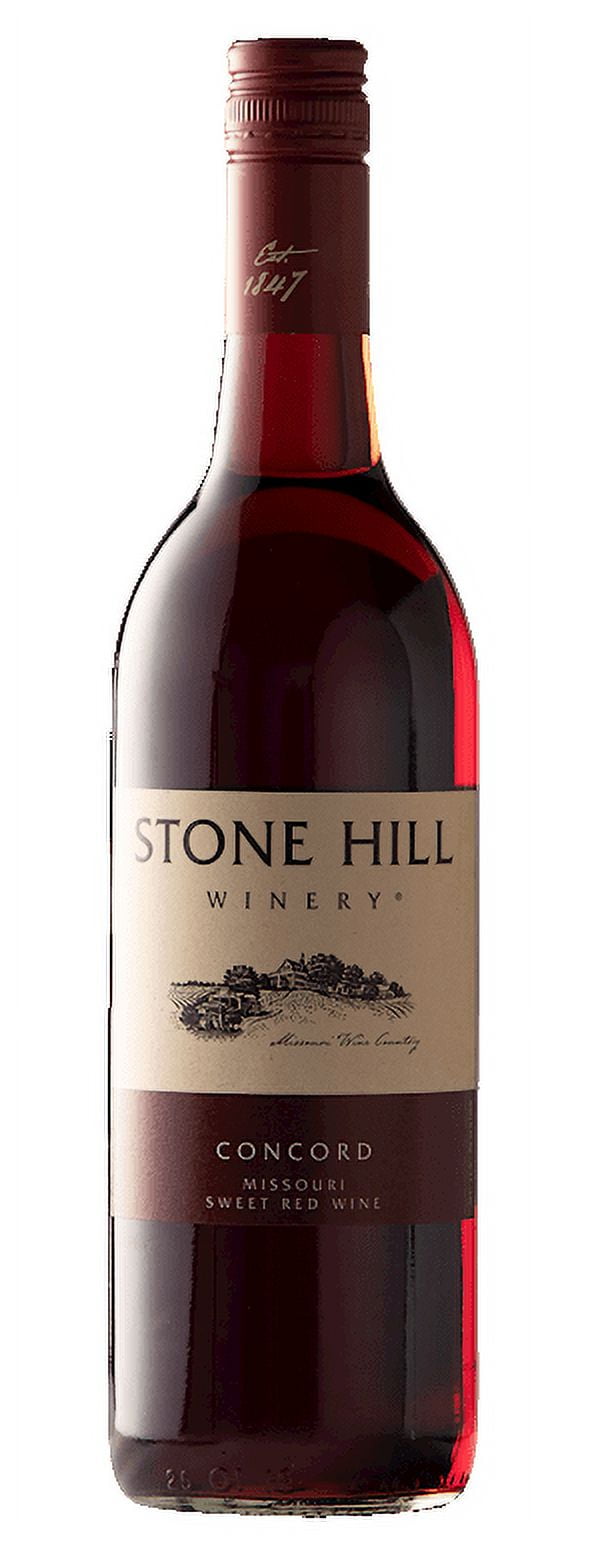 Stone Hill Winery Concord Red Wine, 750 ml Bottle, 12% ABV