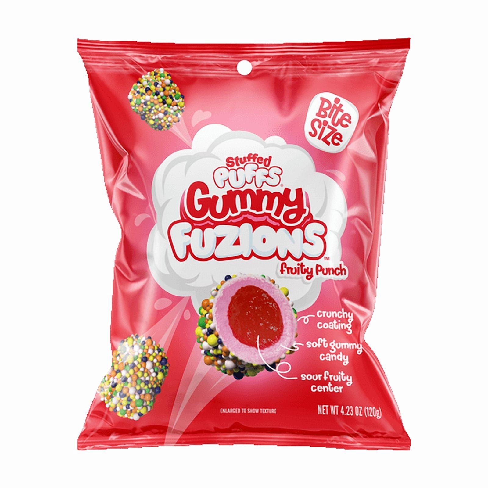 Stuffed Puffs Fruity Punch Gummy Fuzions