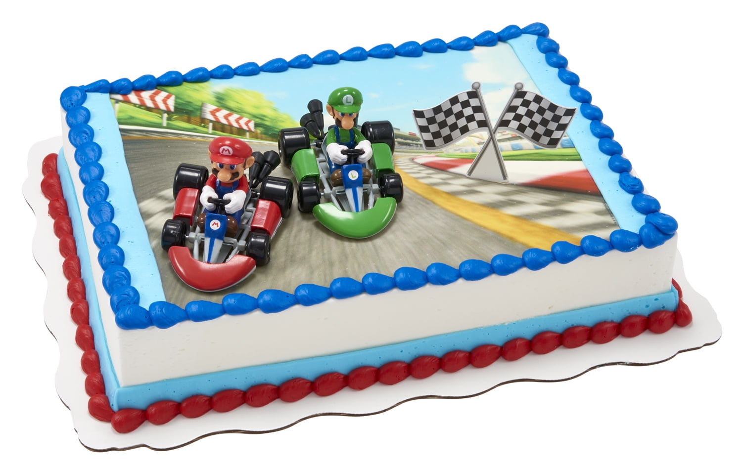 Super Mario Kart Sheet Cake