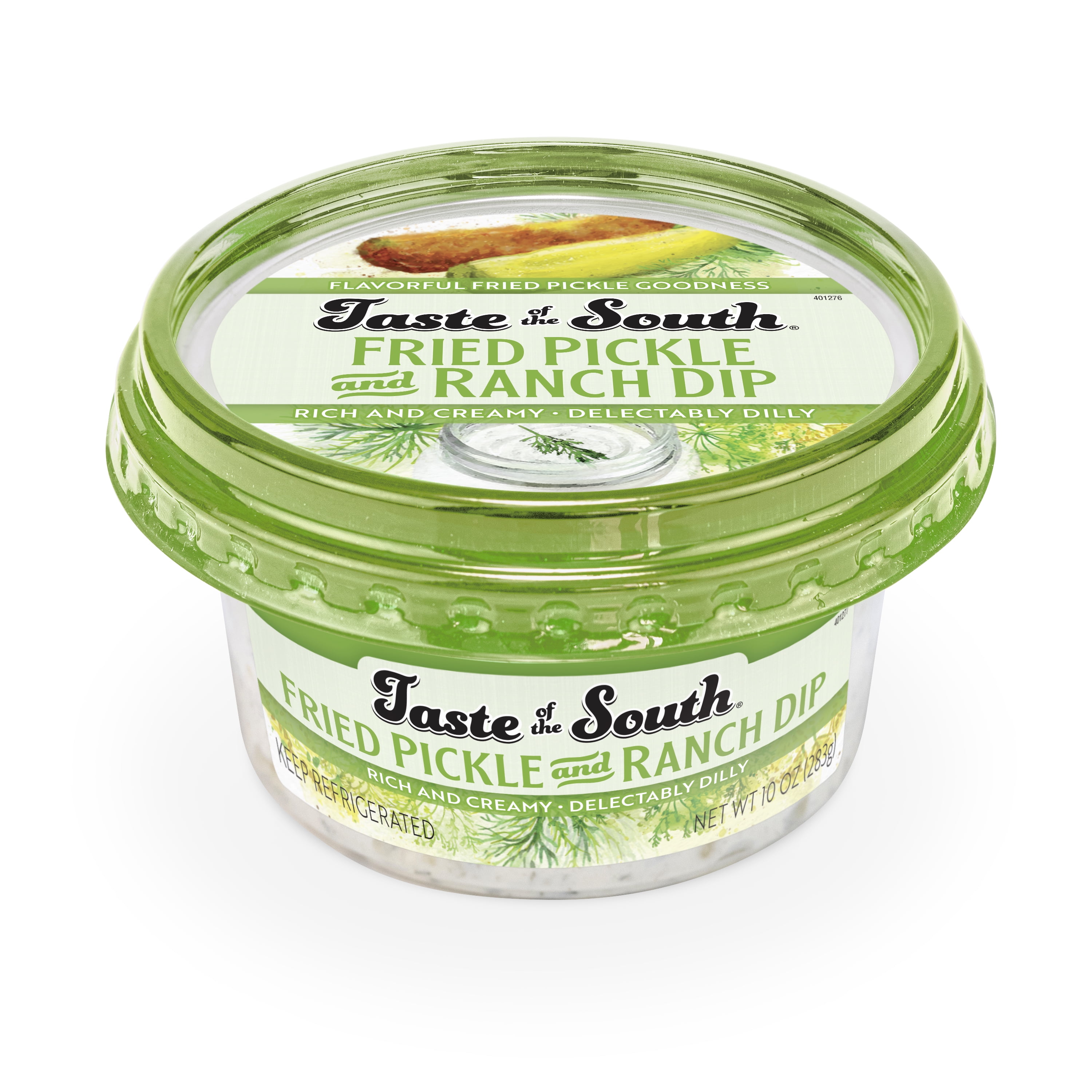Taste of the South Fried Pickle & Ranch Dip, 10 oz (Refrigerated, Tub, Spread)