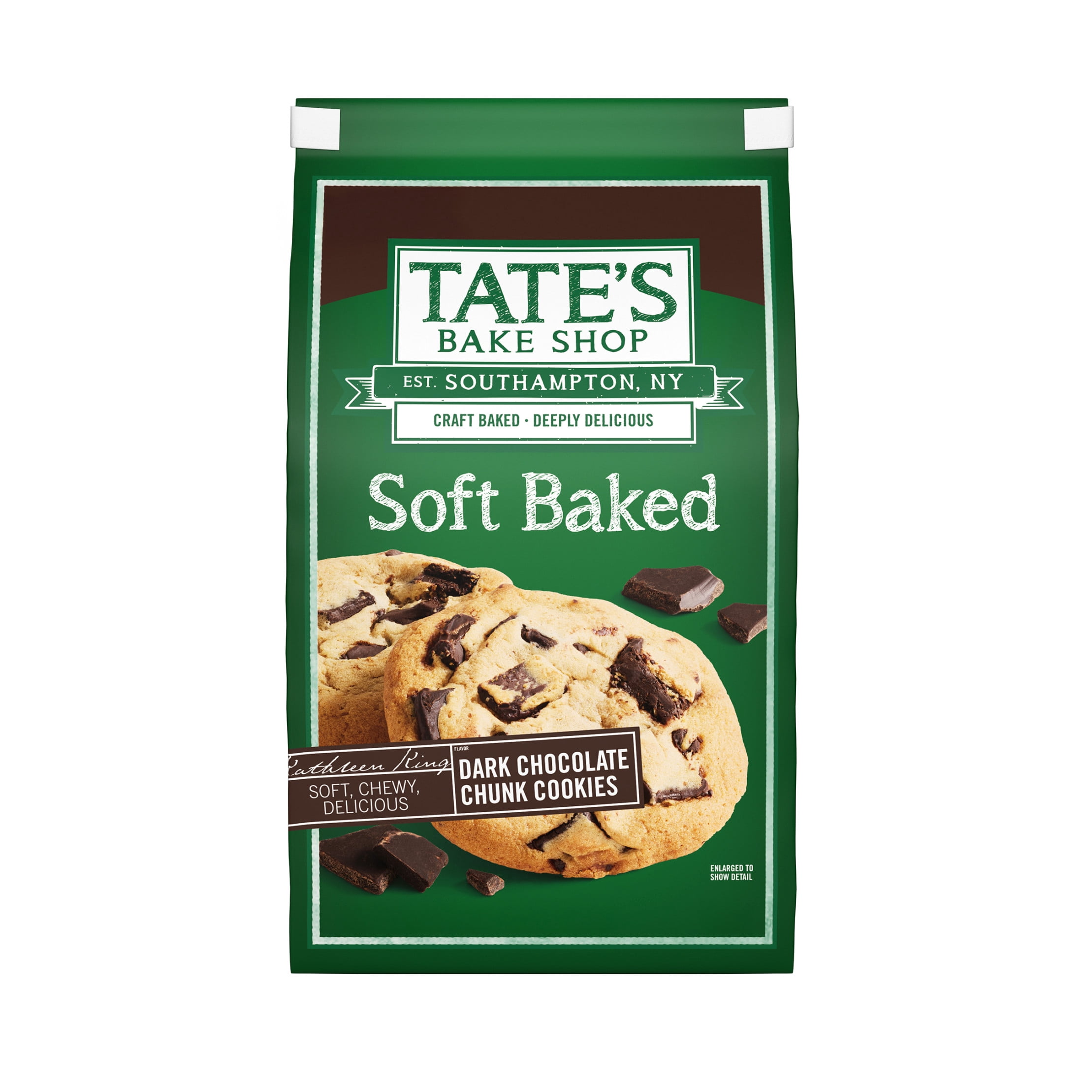 Tate's Bake Shop Soft Baked Cookies, Dark Chocolate Chunk, 8 oz
