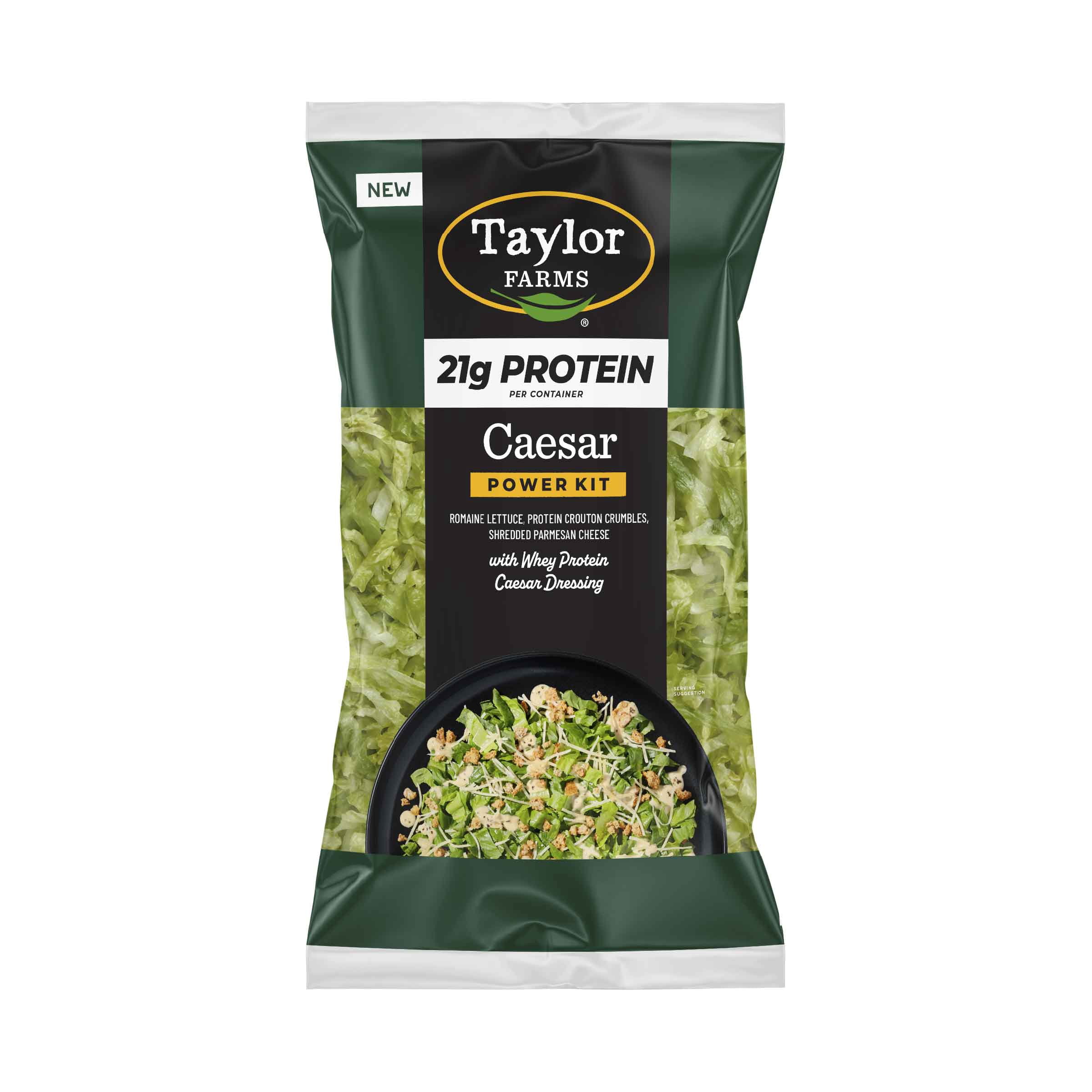Taylor Farms Protein Caesar Chopped Salad Kit, 10.95 oz, Fresh