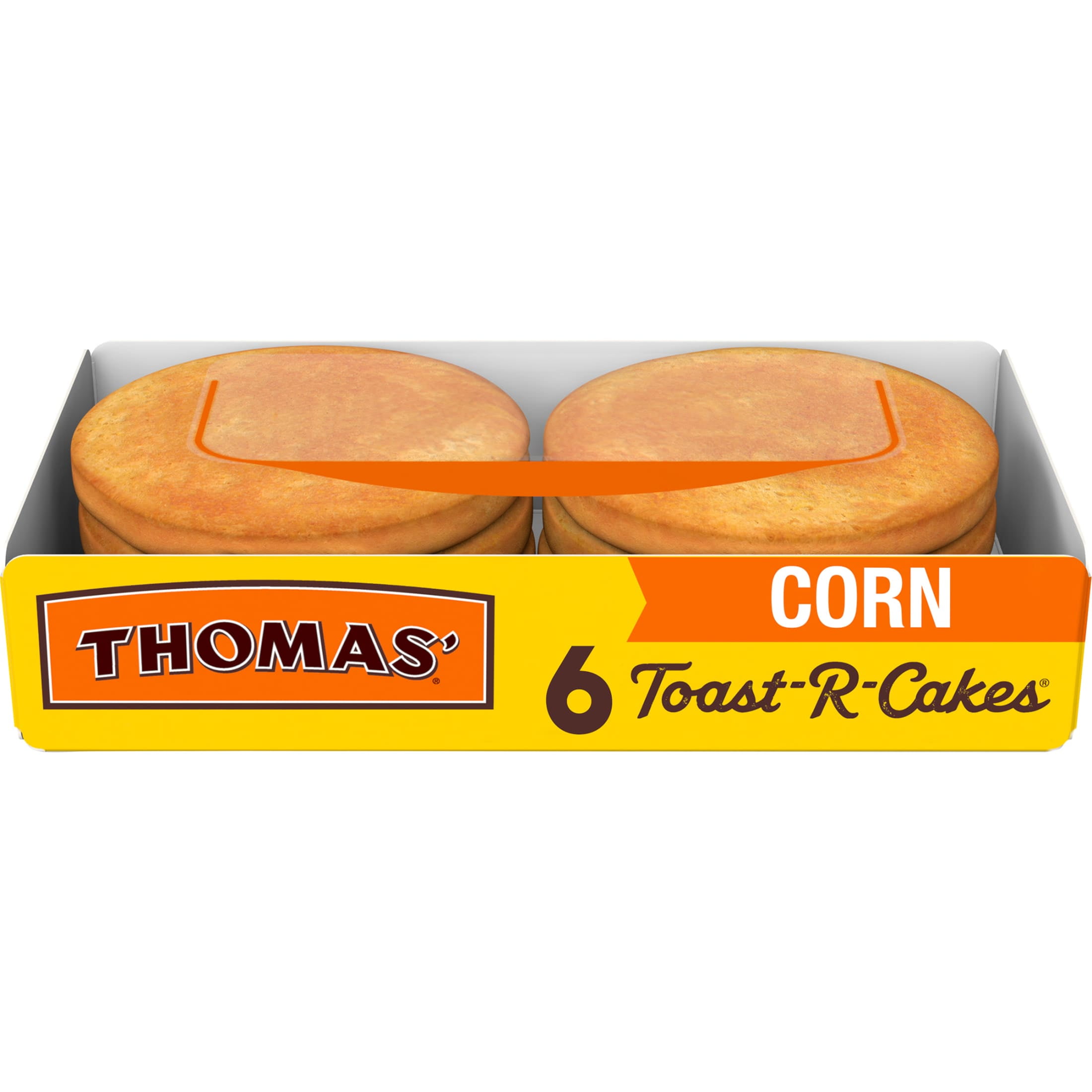 Thomas' Toast-R-Cakes Corn Cakes, 6 count, 7 oz