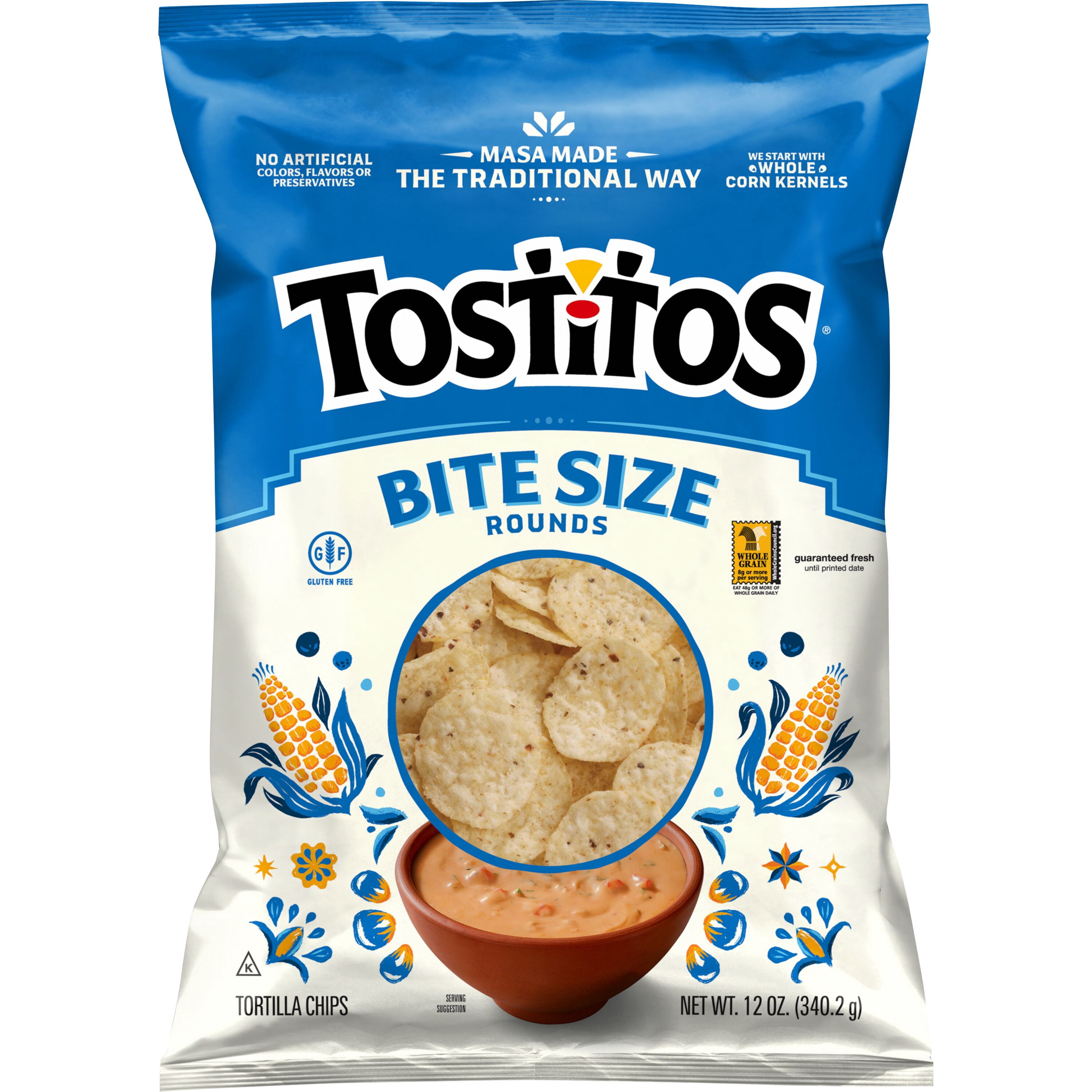 Tostitos Bite Size Rounds Tortilla Chips, 12 oz