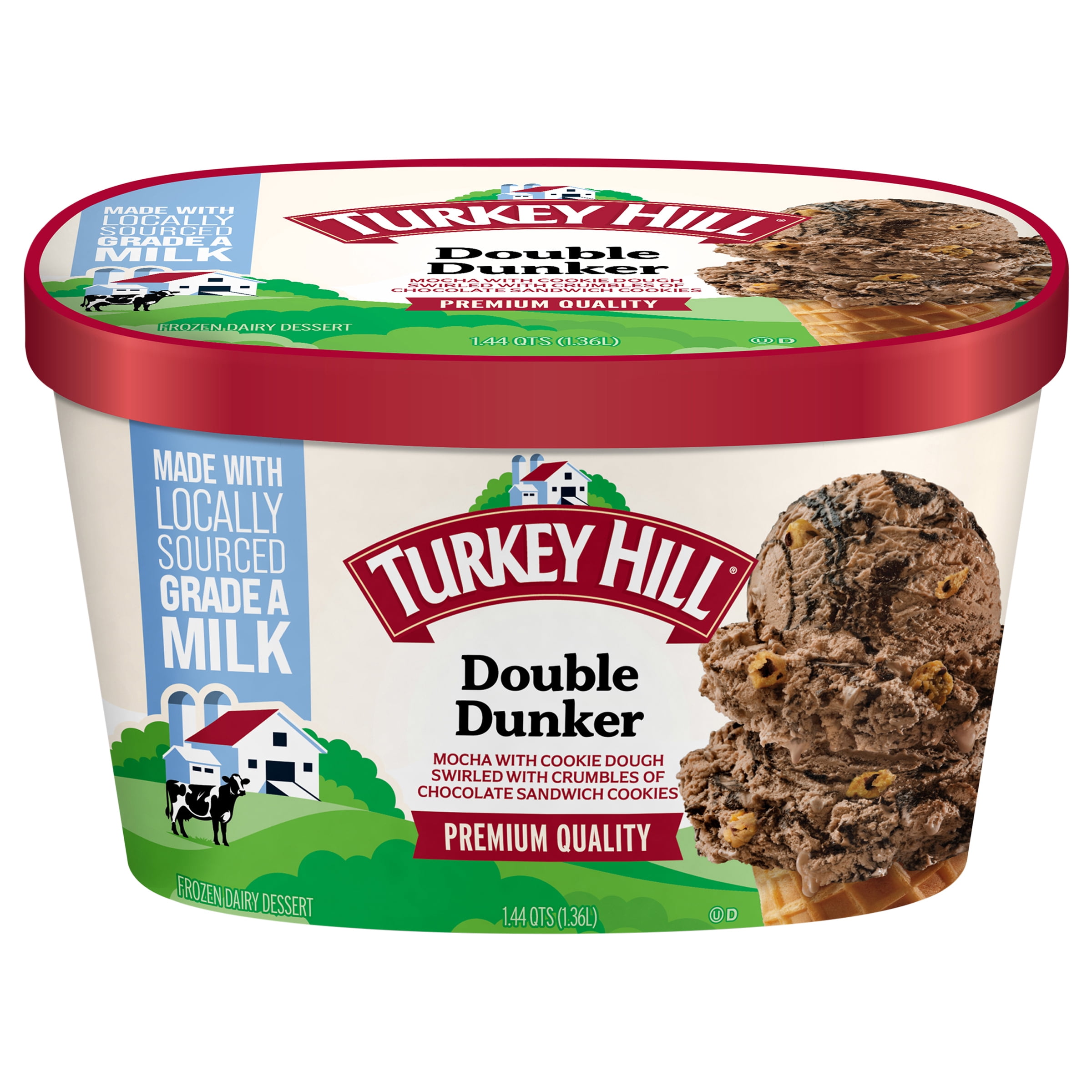Turkey Hill Double Dunker Frozen Dairy Dessert, 46 fl oz