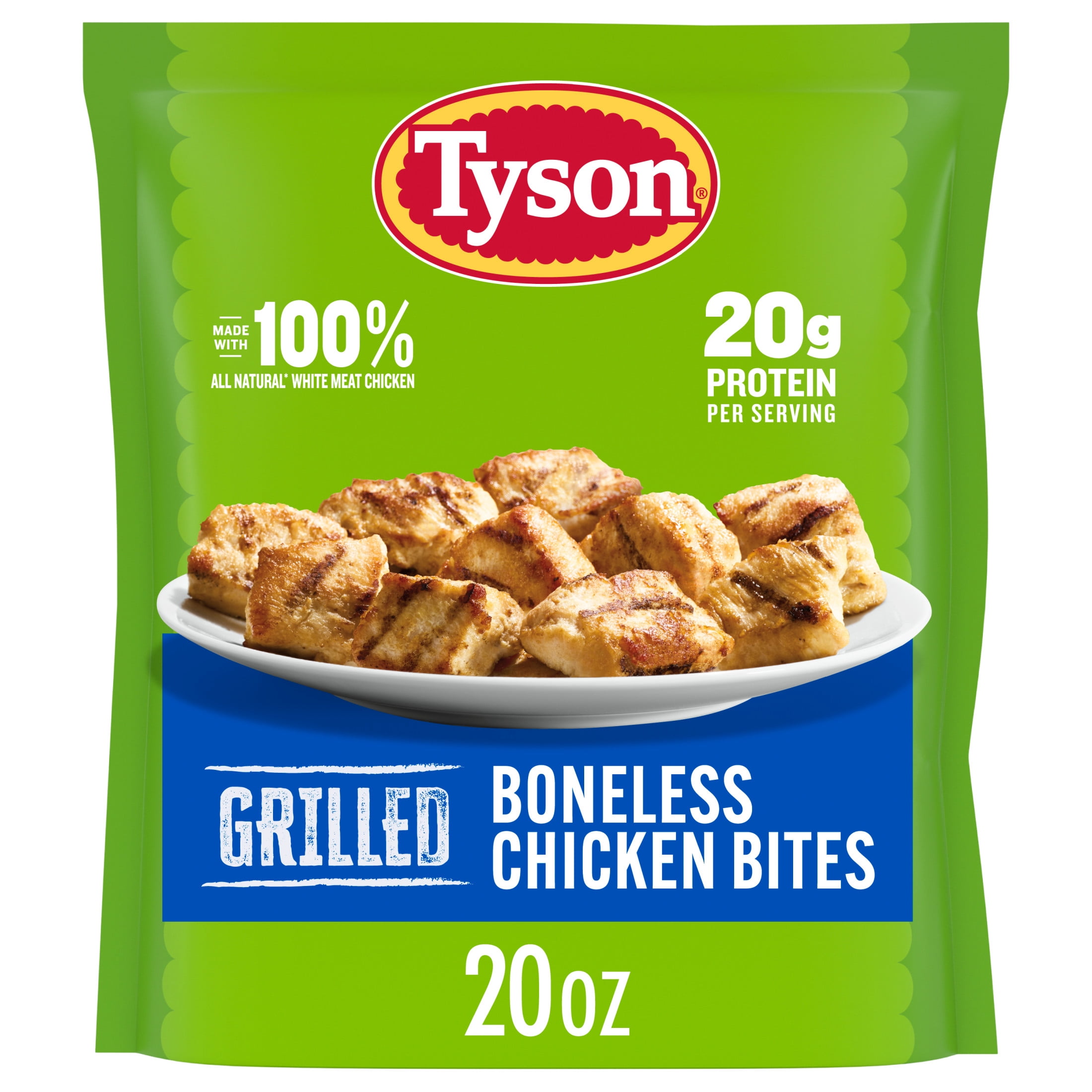 Tyson Grilled Boneless Chicken Bites, 20 oz