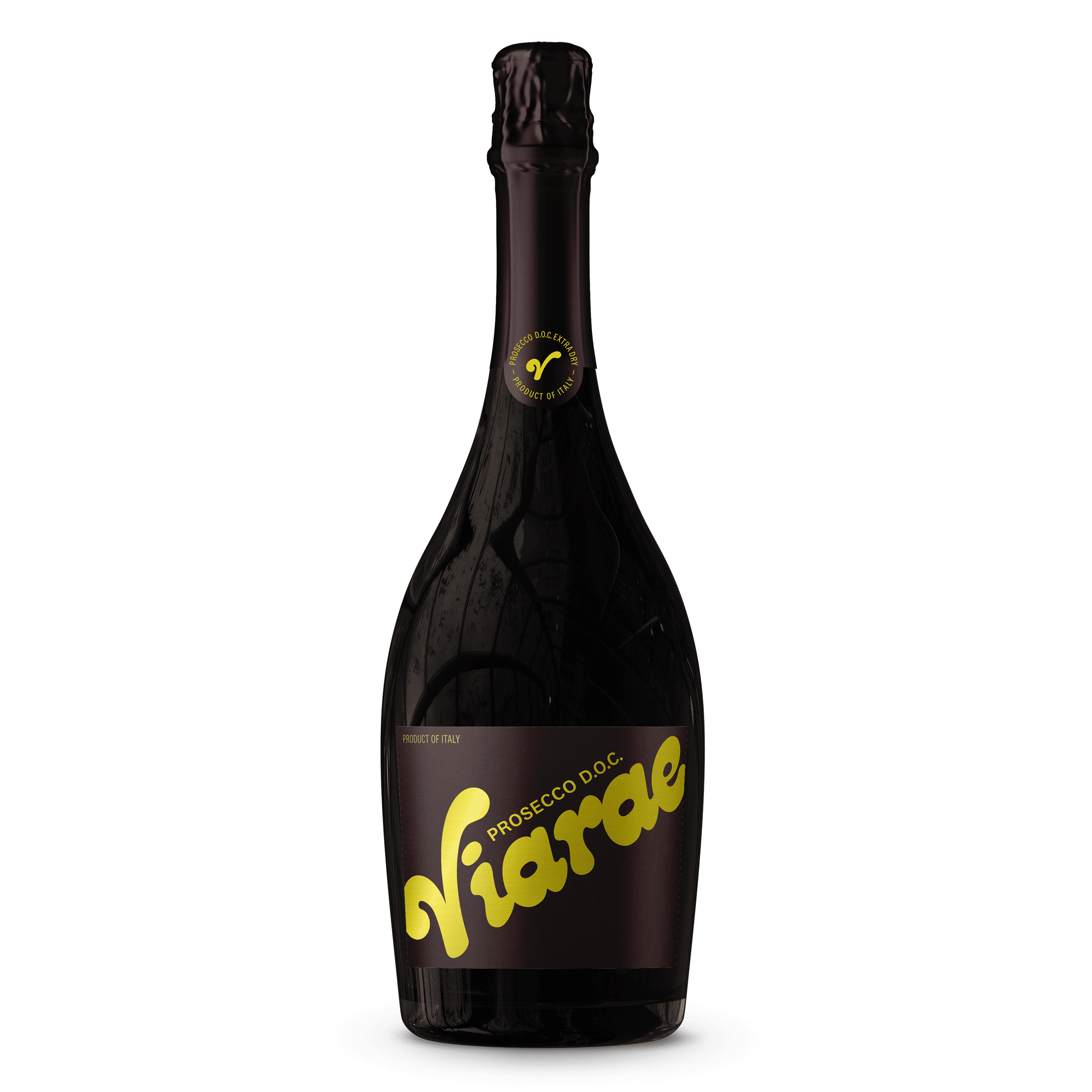 Viarae Prosecco DOC Italian Sparkling White Wine, 750mL Bottle