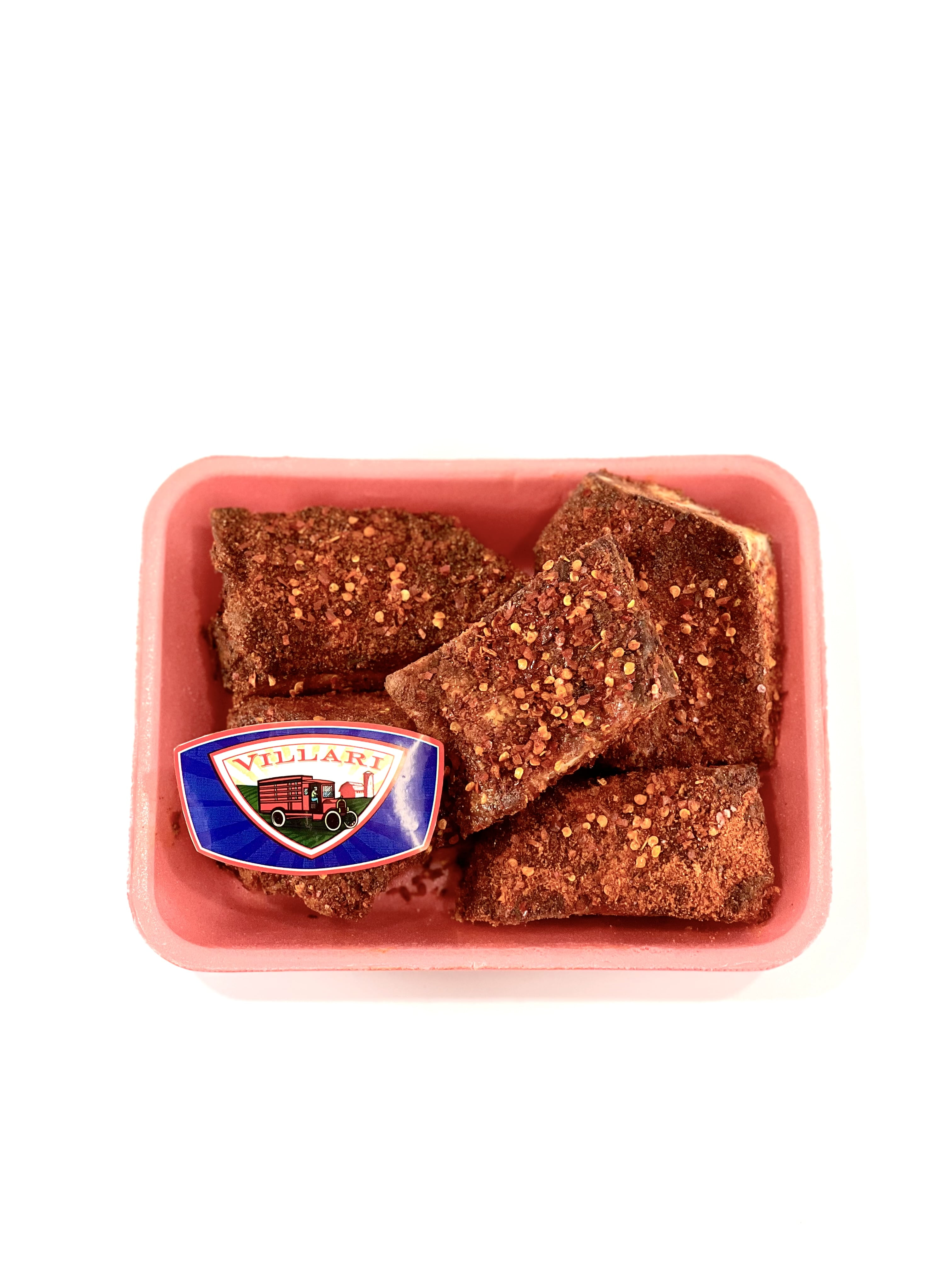 Villari Brothers Hickory Smoked Cajun Pork Neckbones Tray Pack 1.75lb-2.5lb
