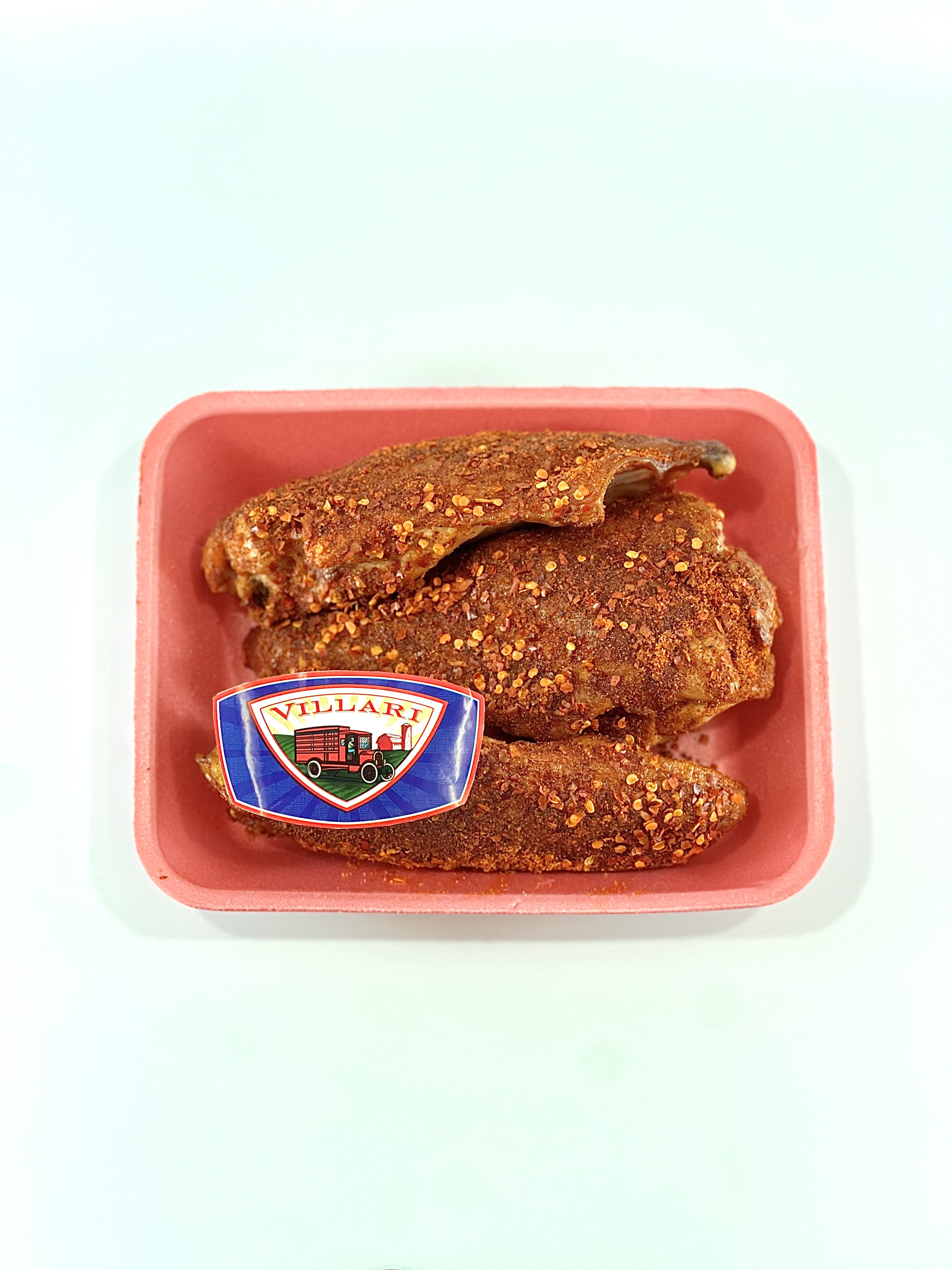 Villari Brothers Hickory Smoked Cajun Turkey Wings, 1.75lb-2.25lb Tray Pack