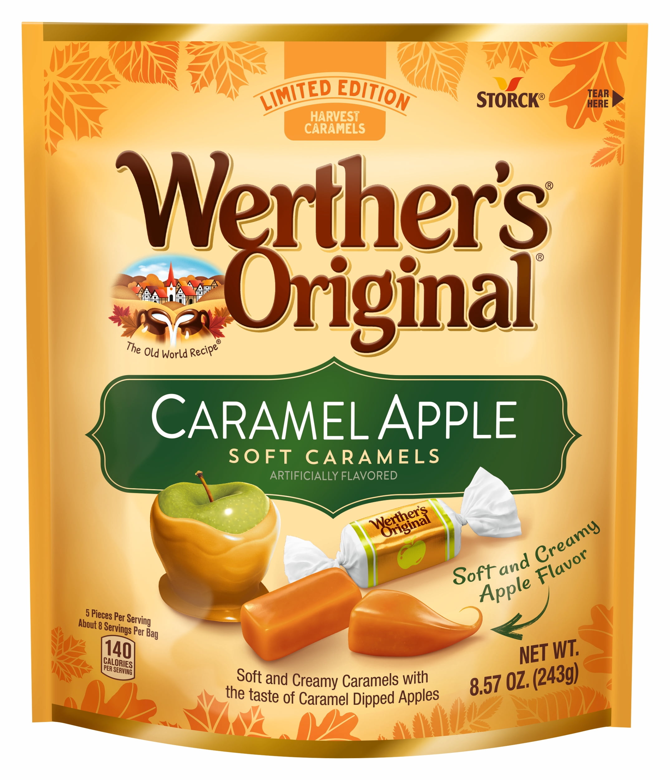 Werther's Original Caramel Apple Soft Caramels, 8.57 oz