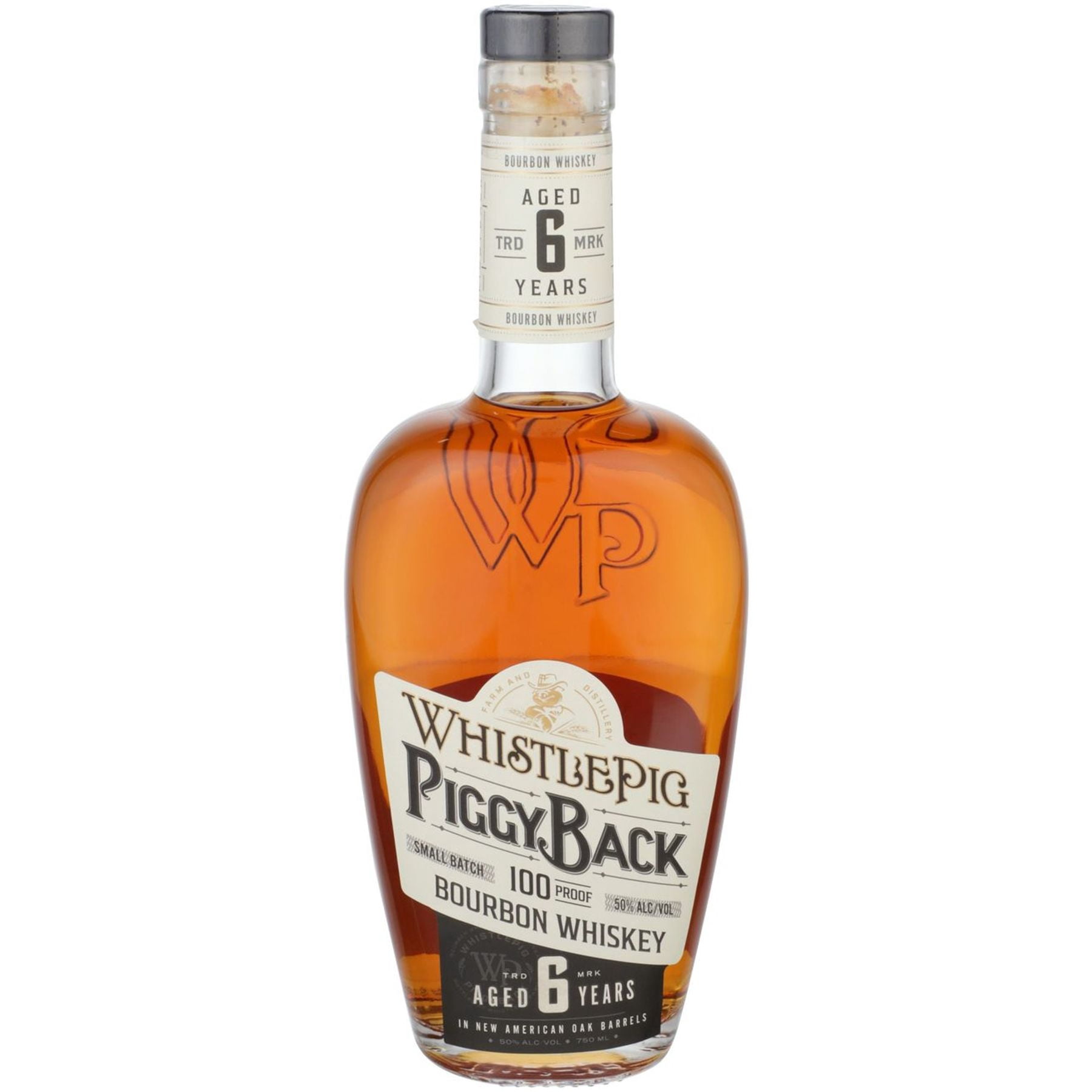 Whistlepig Piggyback BourbonAged 6 Years, 750 ml Bottle, 50% ABV