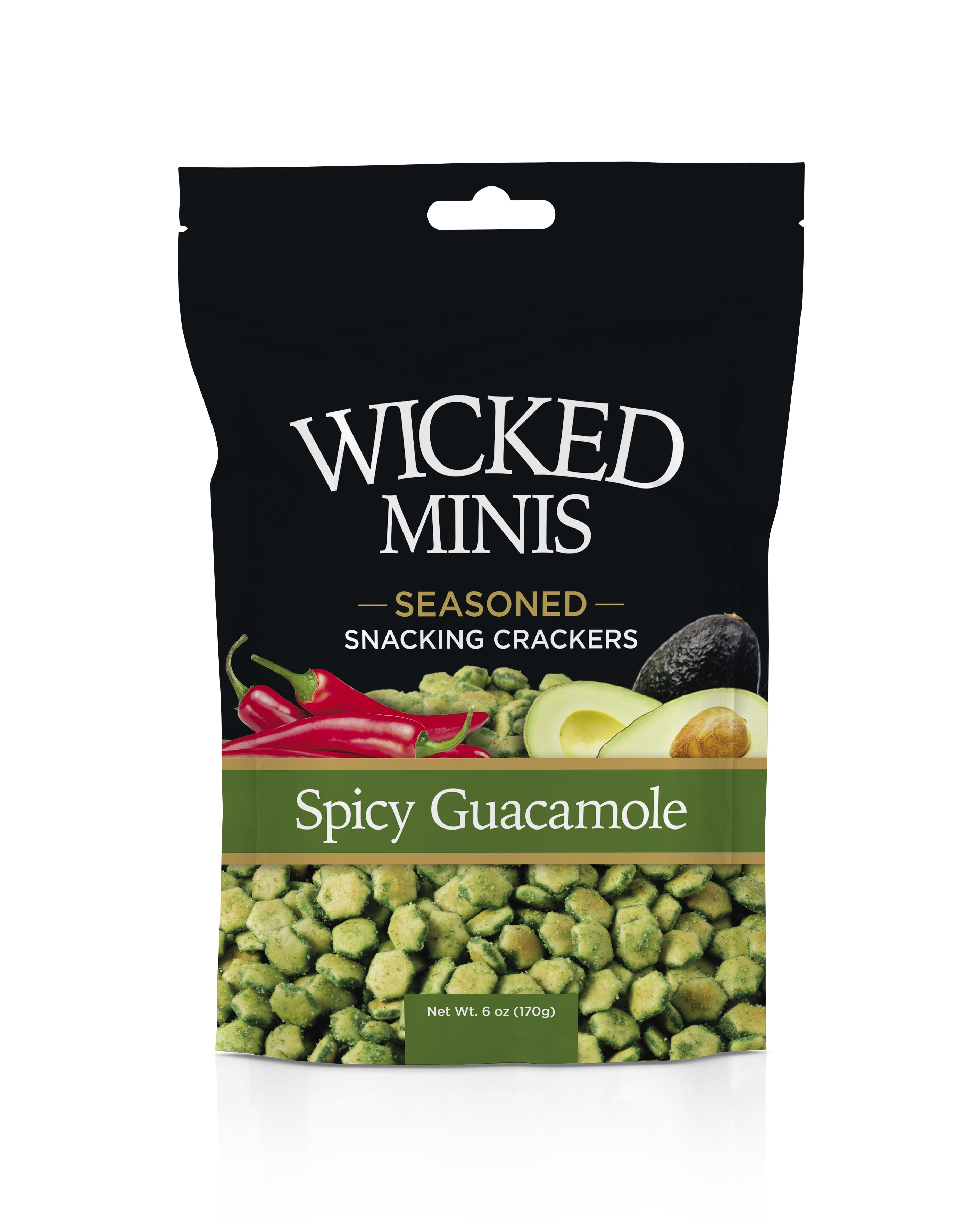 Wicked Minis Spicy Guacamole Soup & Oyster Crackers, 6oz