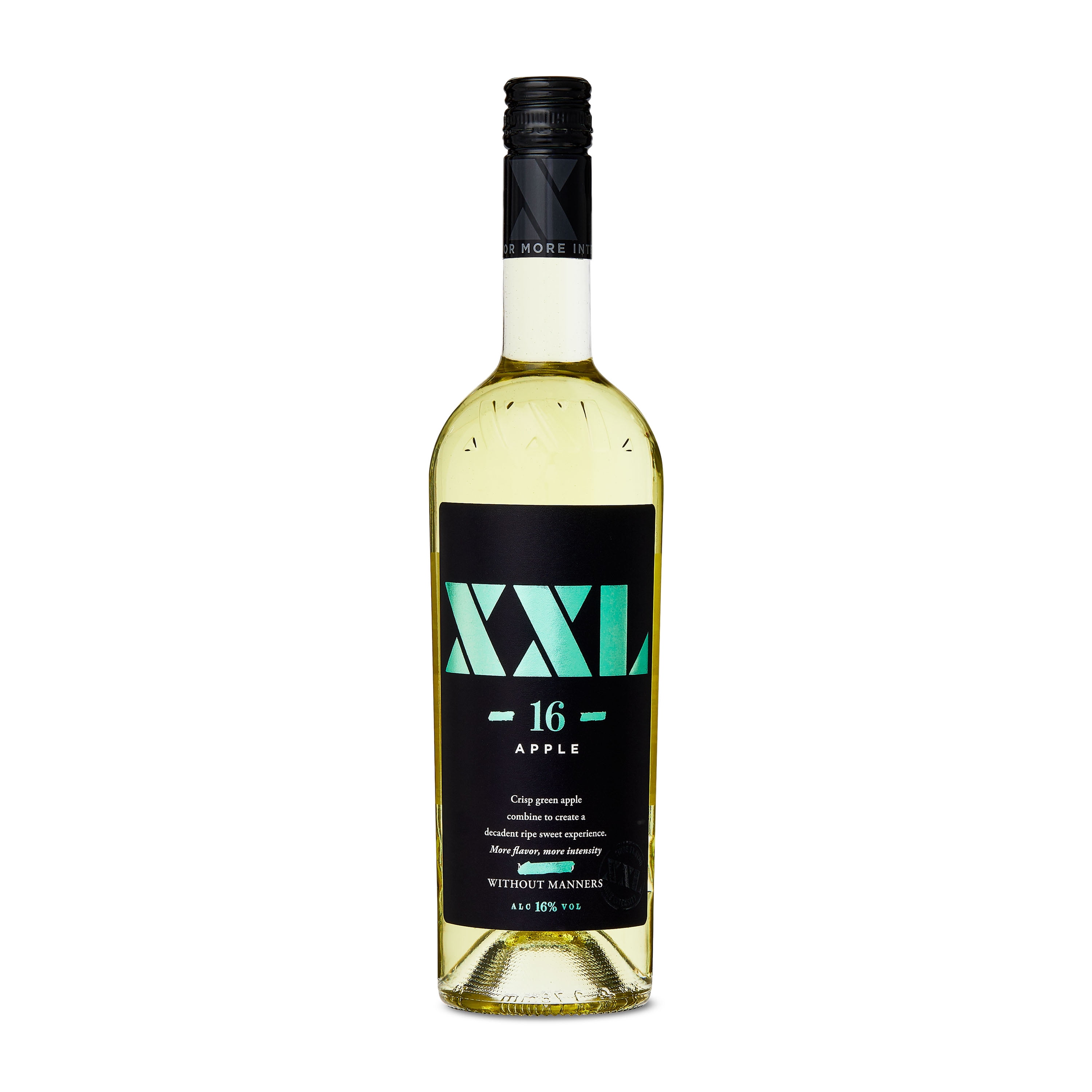 XXL Apple Moscato Wine, 750 mL Glass Bottle, 16% ABV