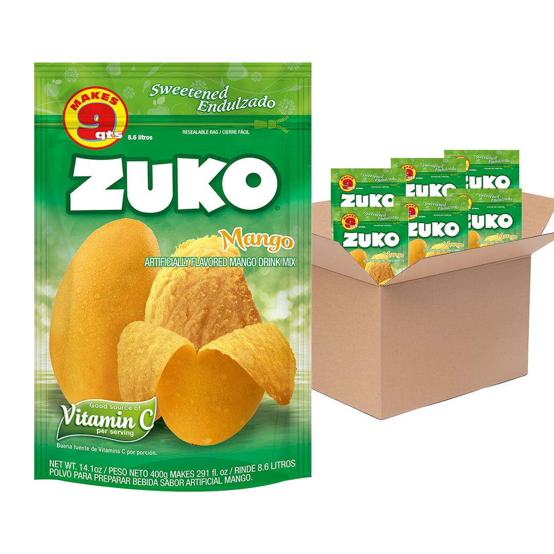 Zuko Mango Drink Mix Bag, 14.1 oz