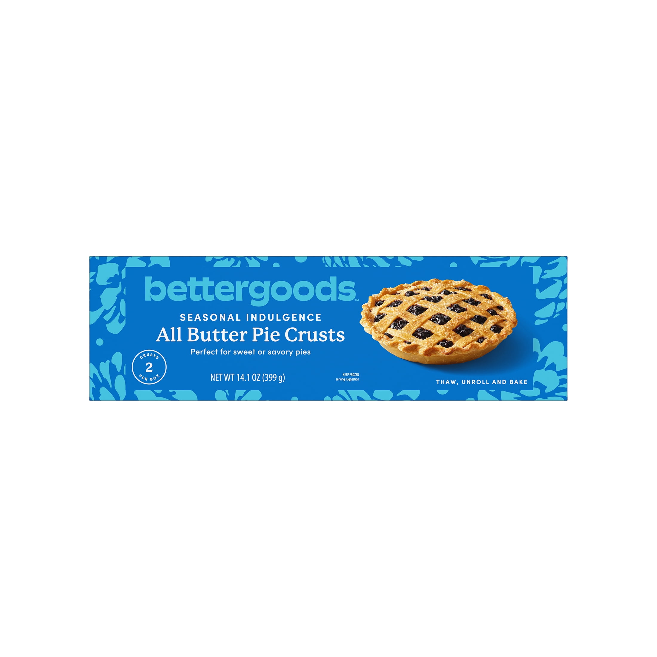 bettergoods All Butter Pie Crust Dough, 14.1 oz, 2 Count