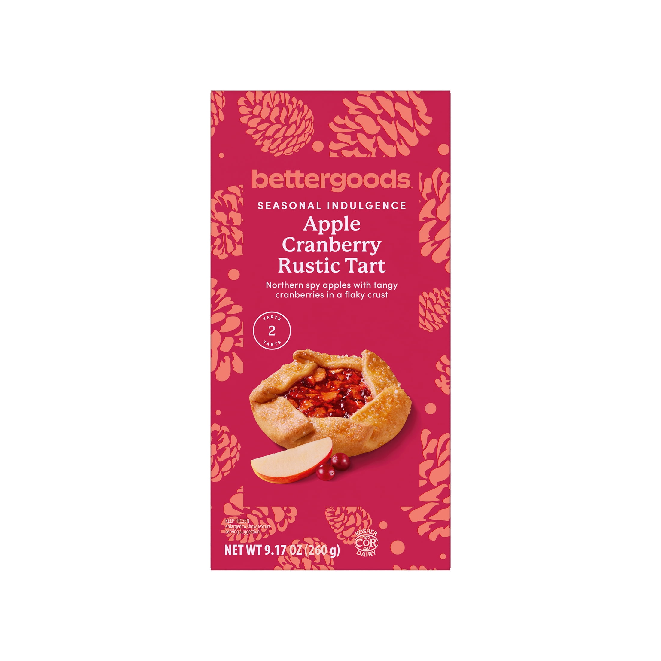 bettergoods Frozen Apple Cranberry Tart With Golden Buttery Crust, 9.17 oz
