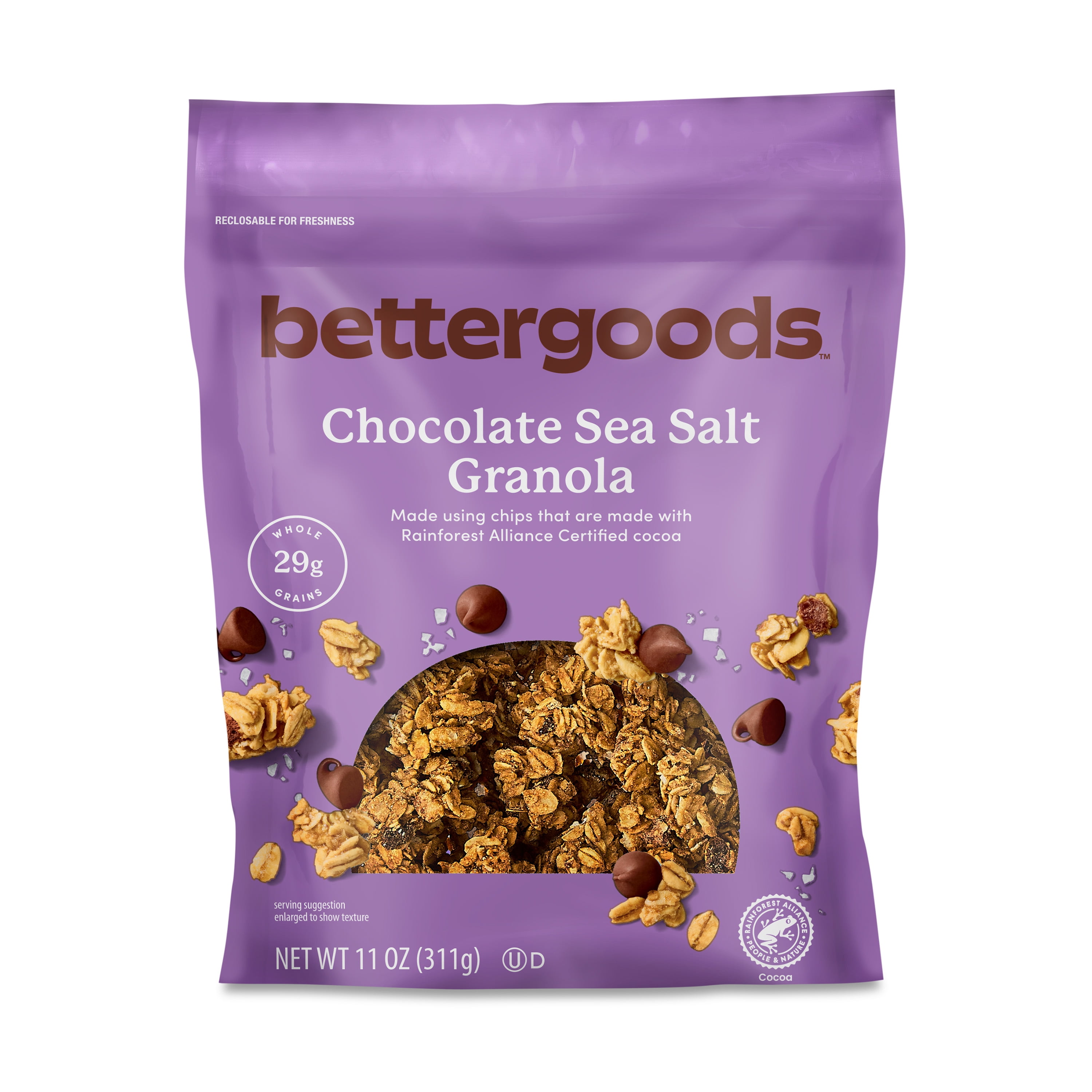 bettergoods Chocolate Indulgence Chocolate Sea Salt Granola, 11 oz