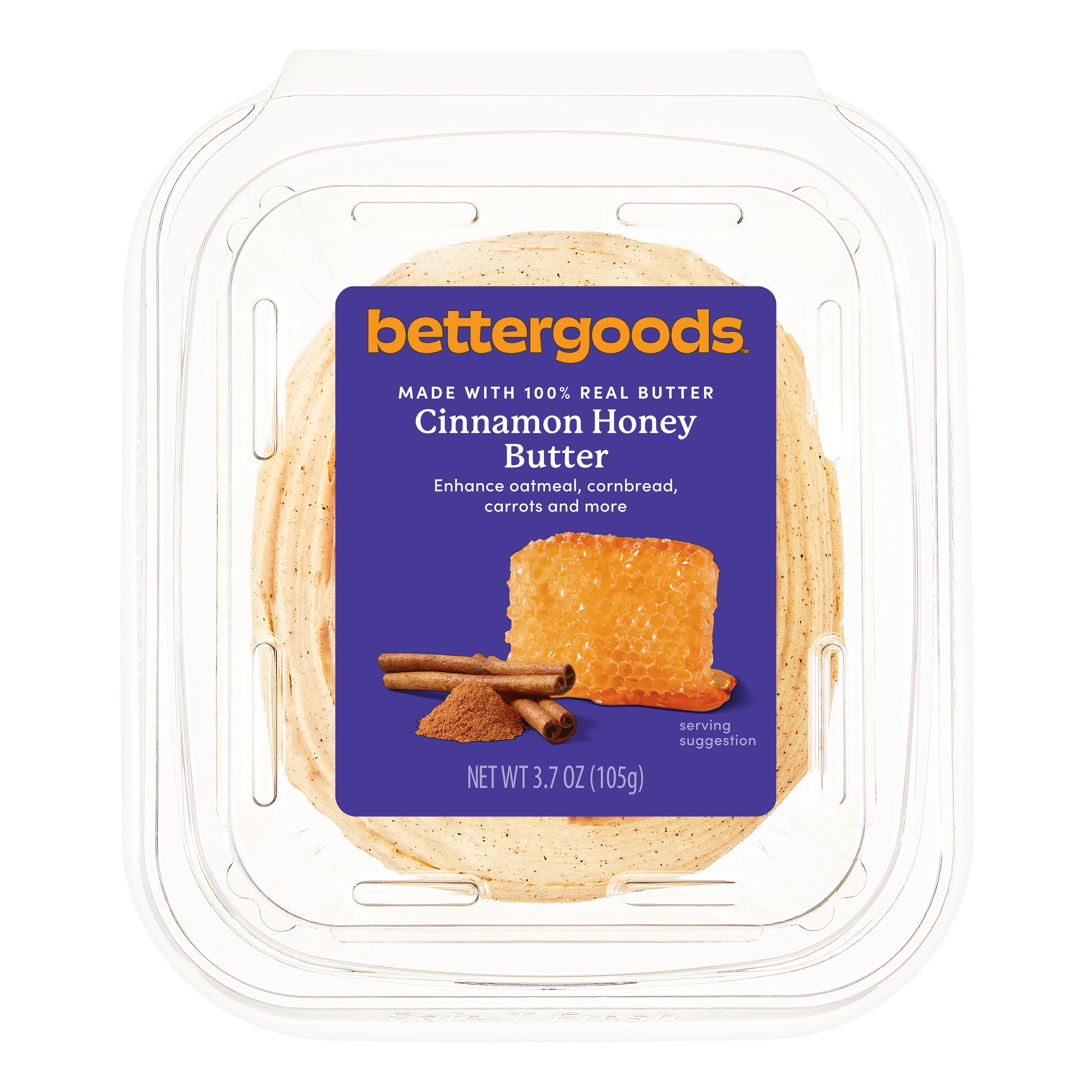 bettergoods Cinnamon Honey Butter, 3.7 oz Tub
