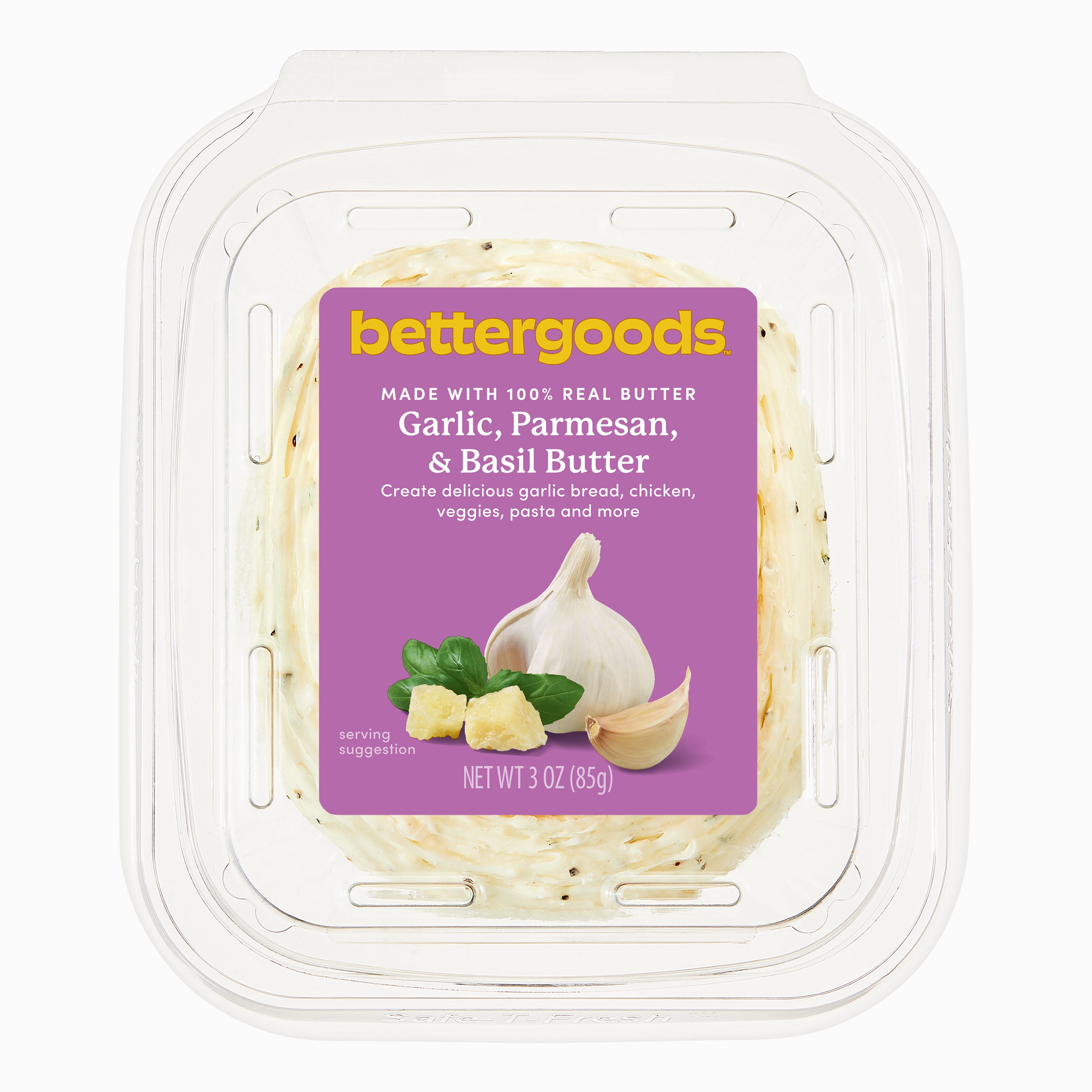 bettergoods Garlic, Parmesan, and Basil Butter, 3 oz