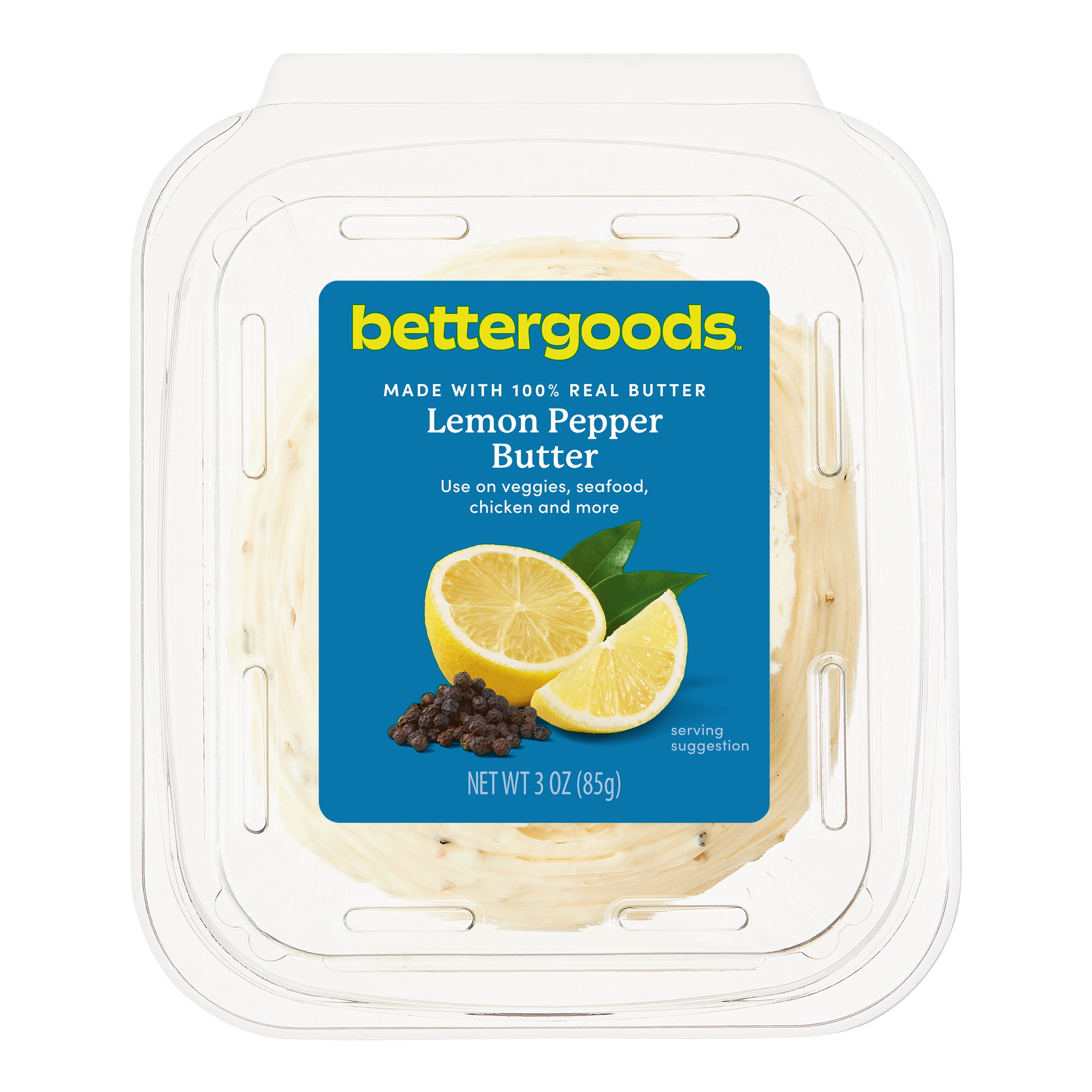 bettergoods Lemon Pepper Butter, 3 oz Tub