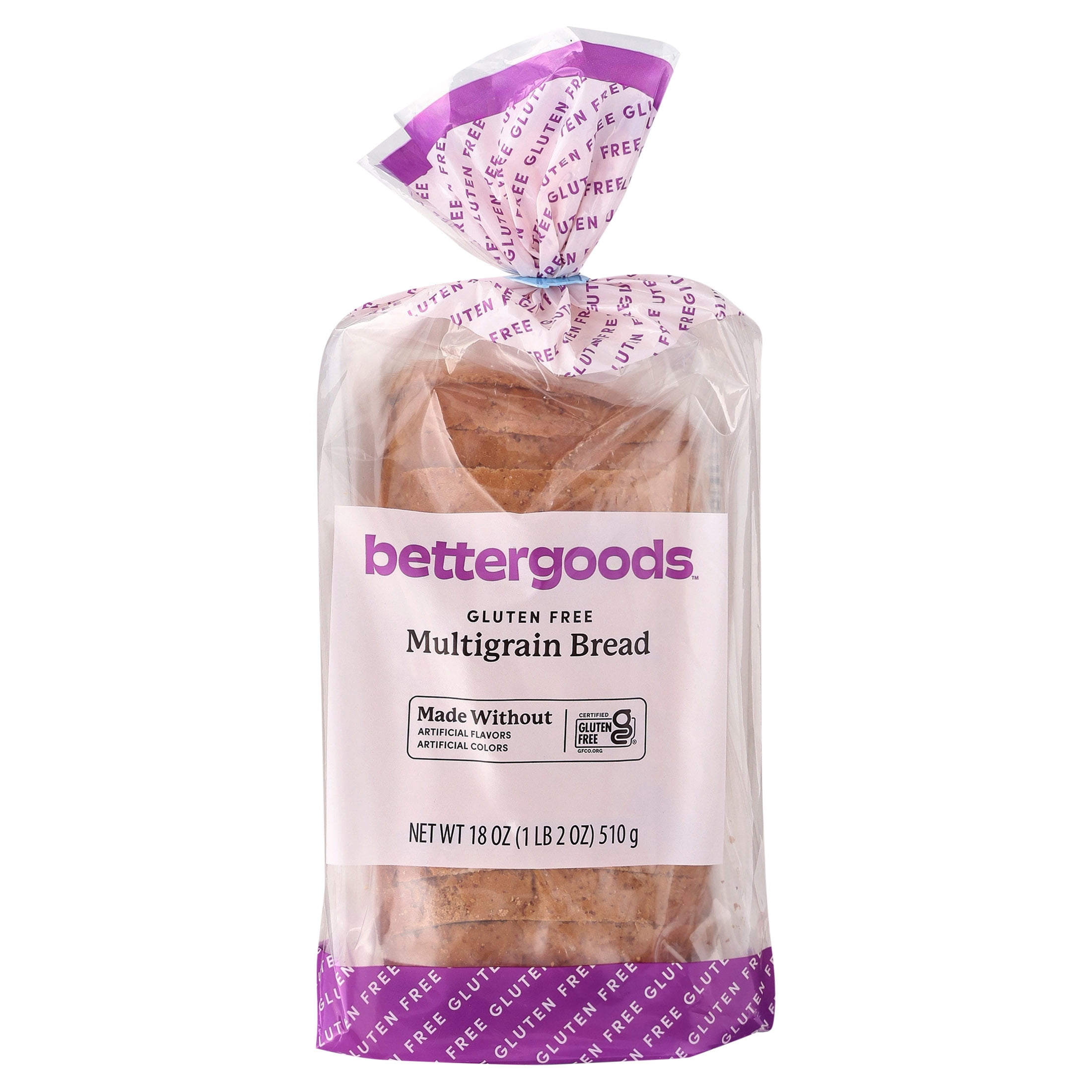 bettergoods Multigrain Gluten-Free Bread, 18 oz