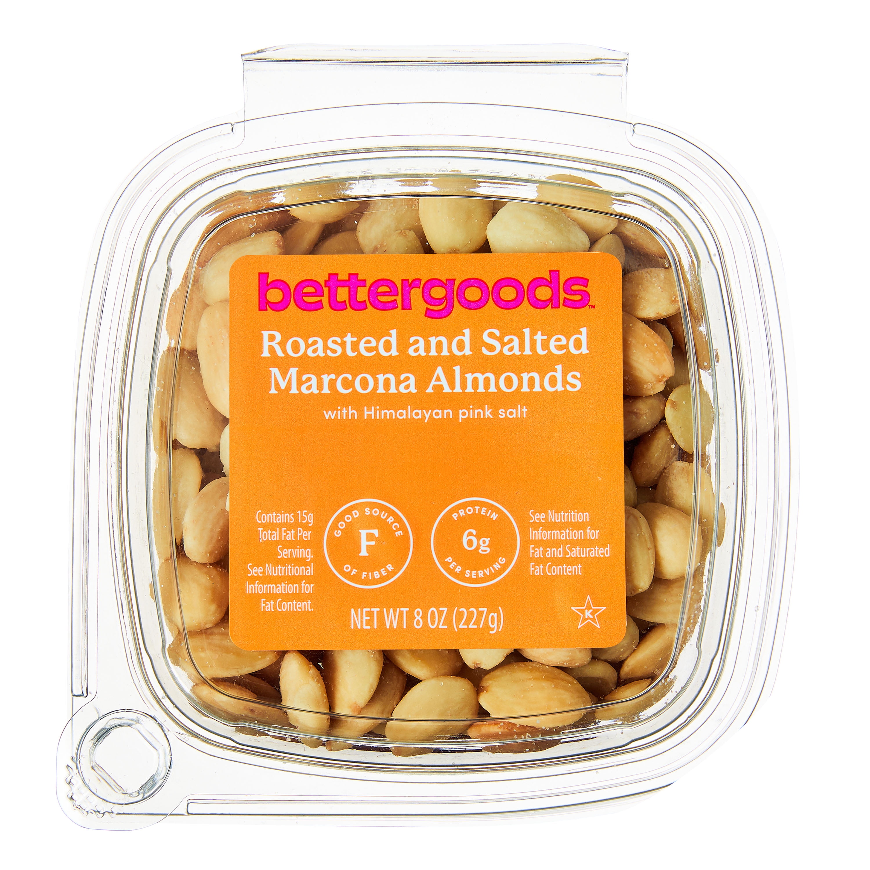 bettergoods Roasted and Salted Marcona Almonds with Himalayan Salt, 8 oz