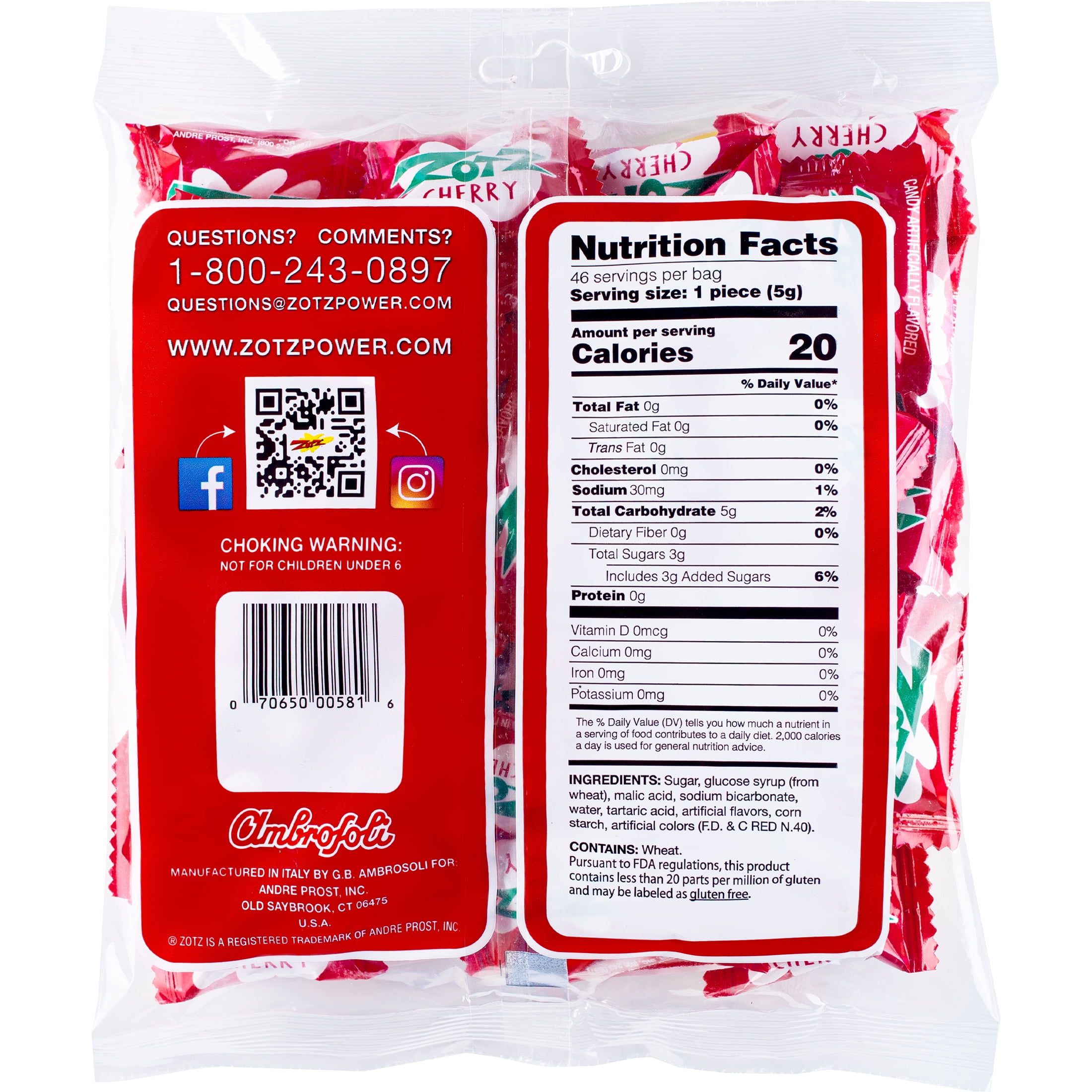 Zotz Cherry 46ct Bag